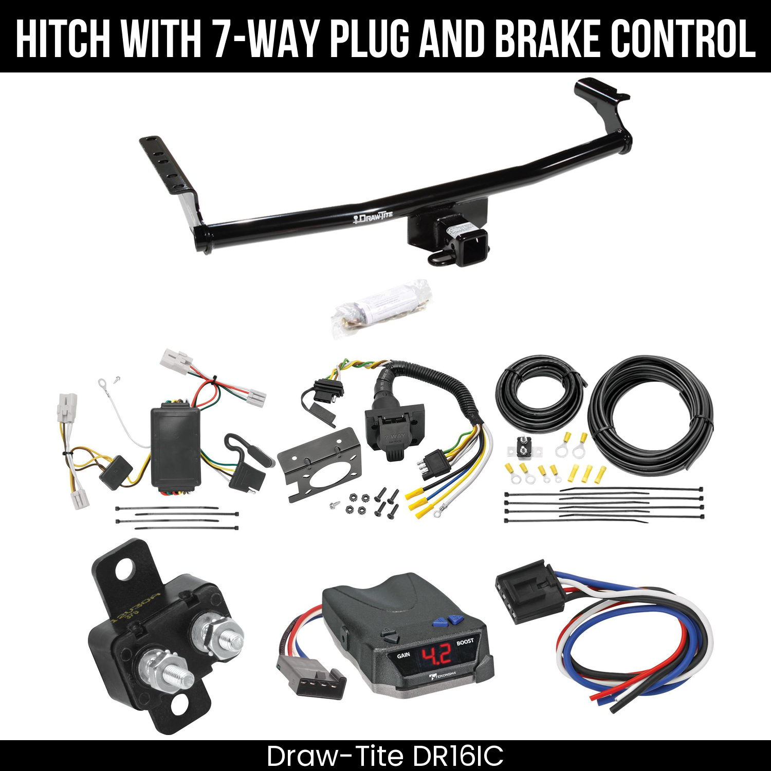 Trailer Hitch , 7-Way , Tekonsha Brake EVN Control