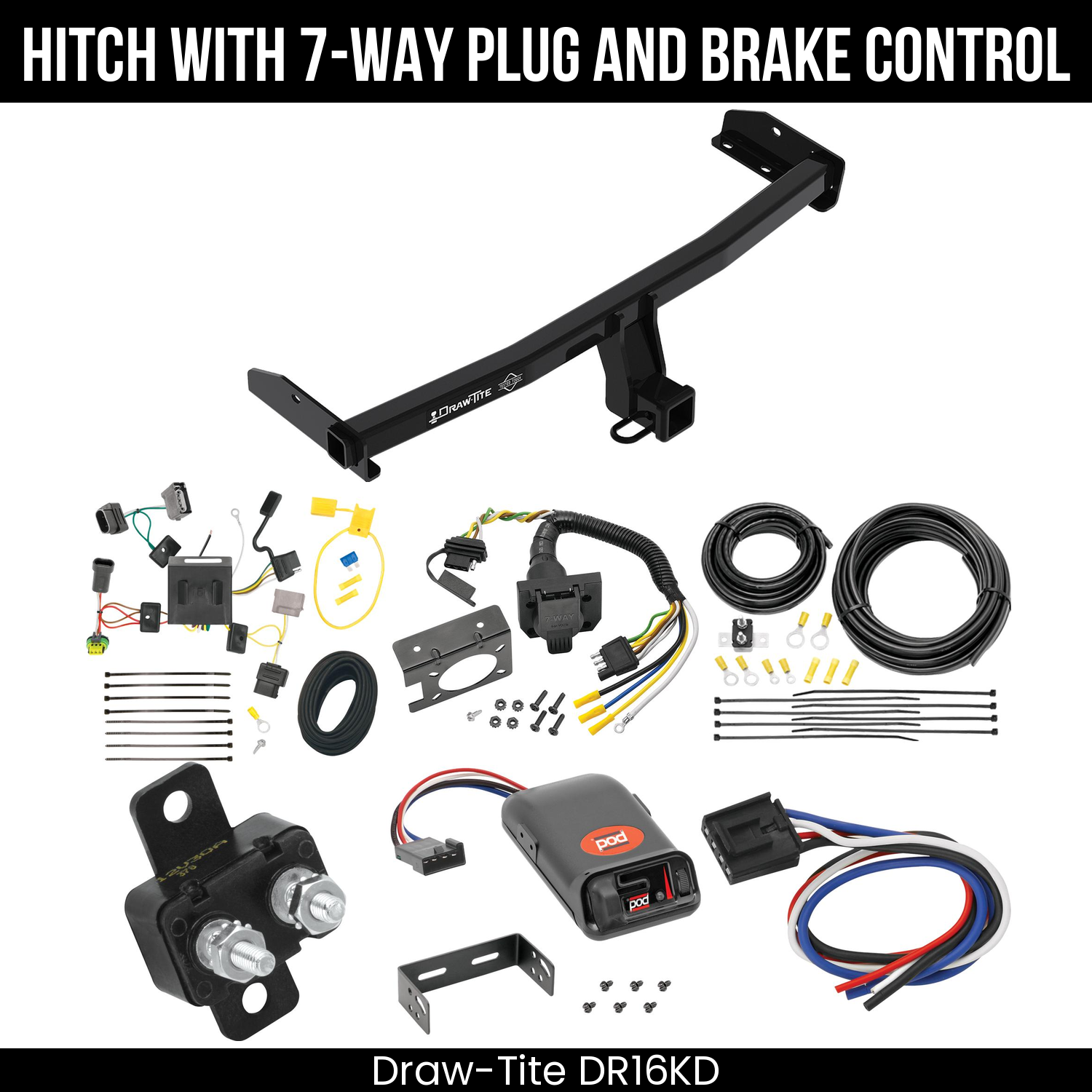 Trailer Hitch , 7-Way , Pro Series POD Brake Control