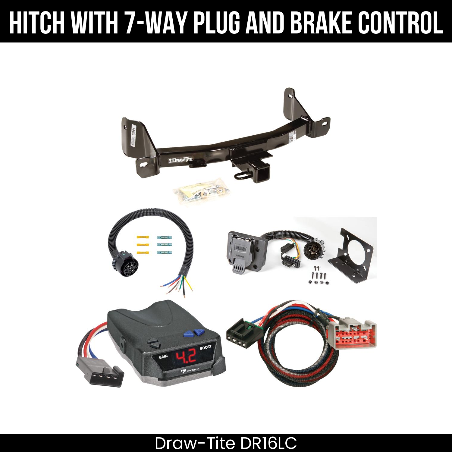 Trailer Hitch , 7-Way , Tekonsha Brake EVN Control