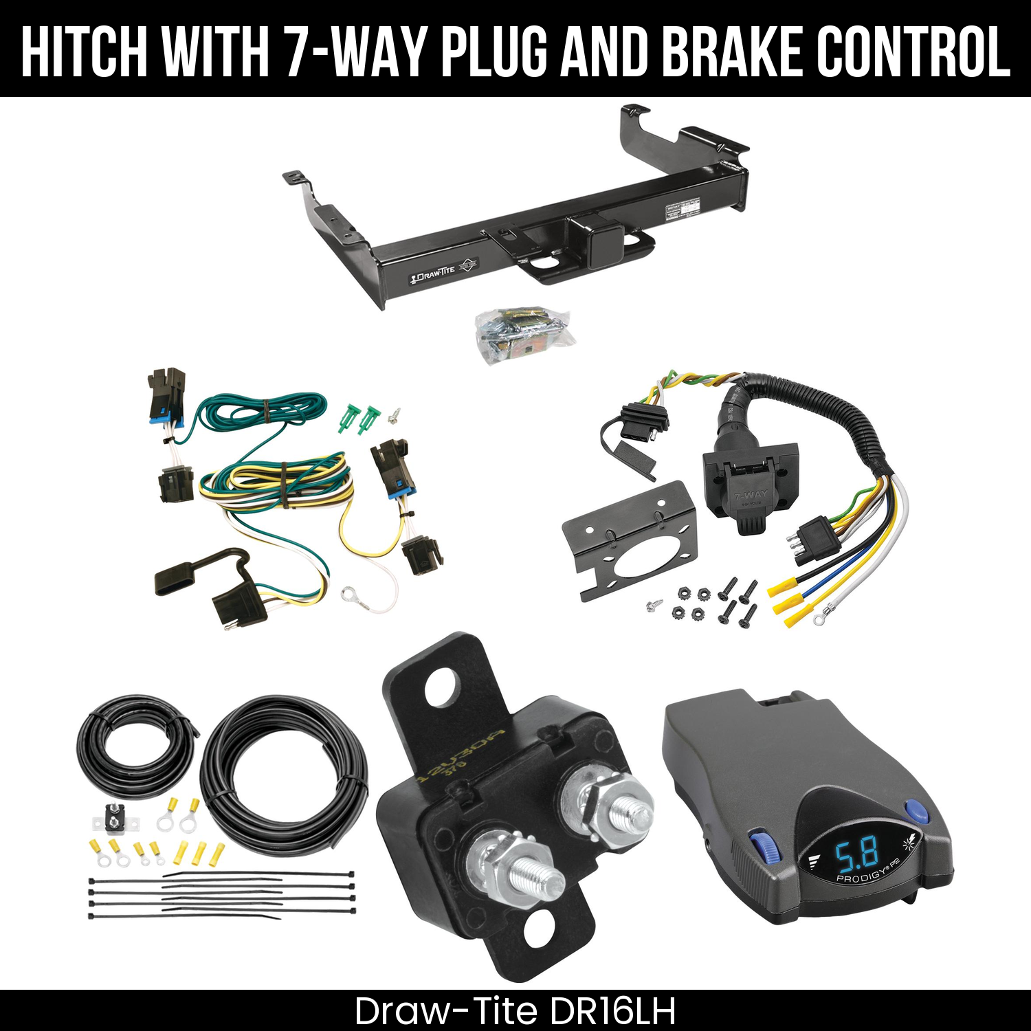 Trailer Hitch , 7-Way , Tekonsha Prodigy P2 Brake Control