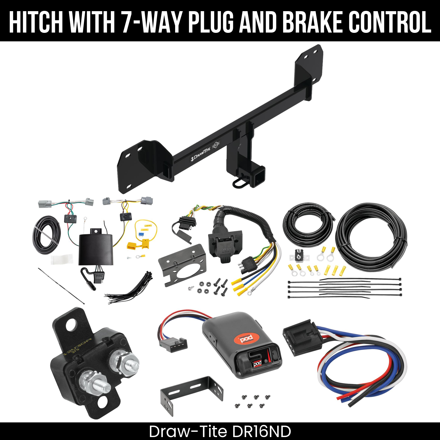 Trailer Hitch , 7-Way , Pro Series POD Brake Control