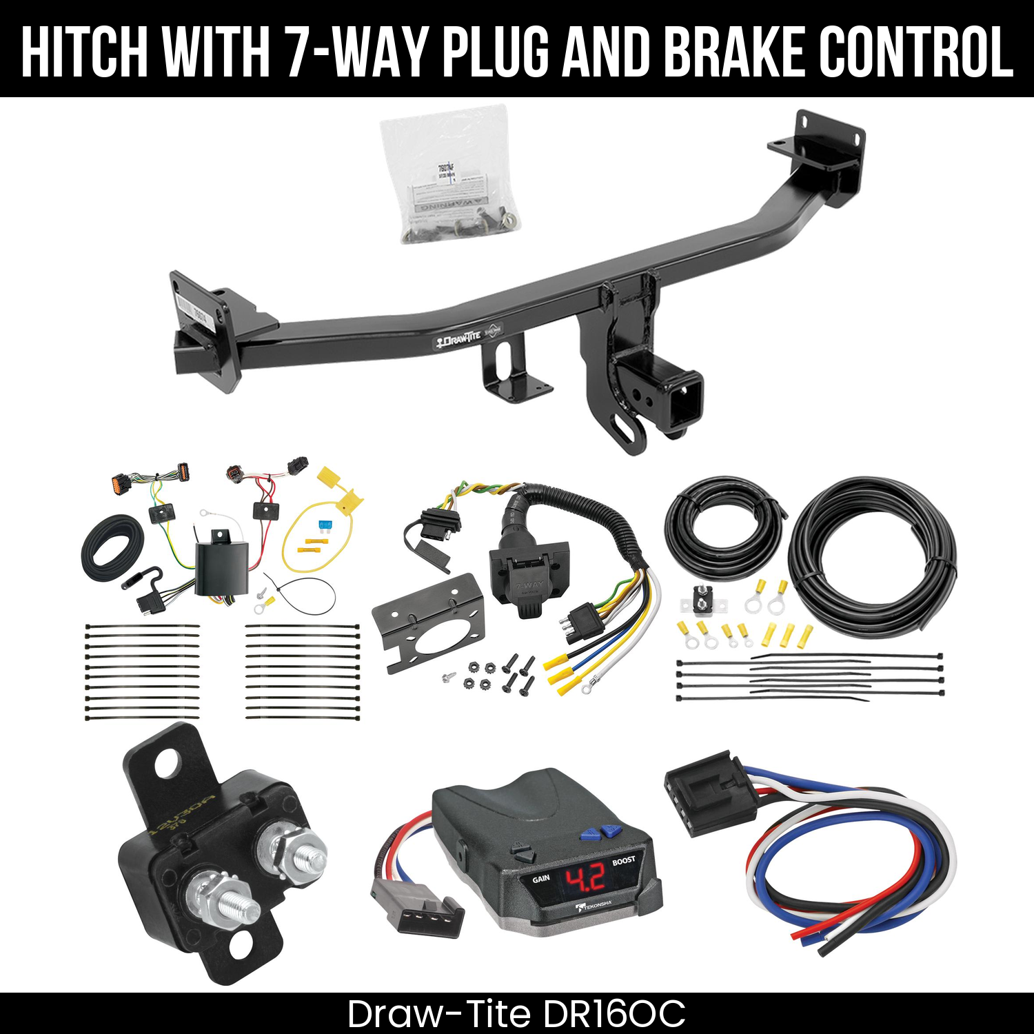 Trailer Hitch , 7-Way , Tekonsha Brake EVN Control