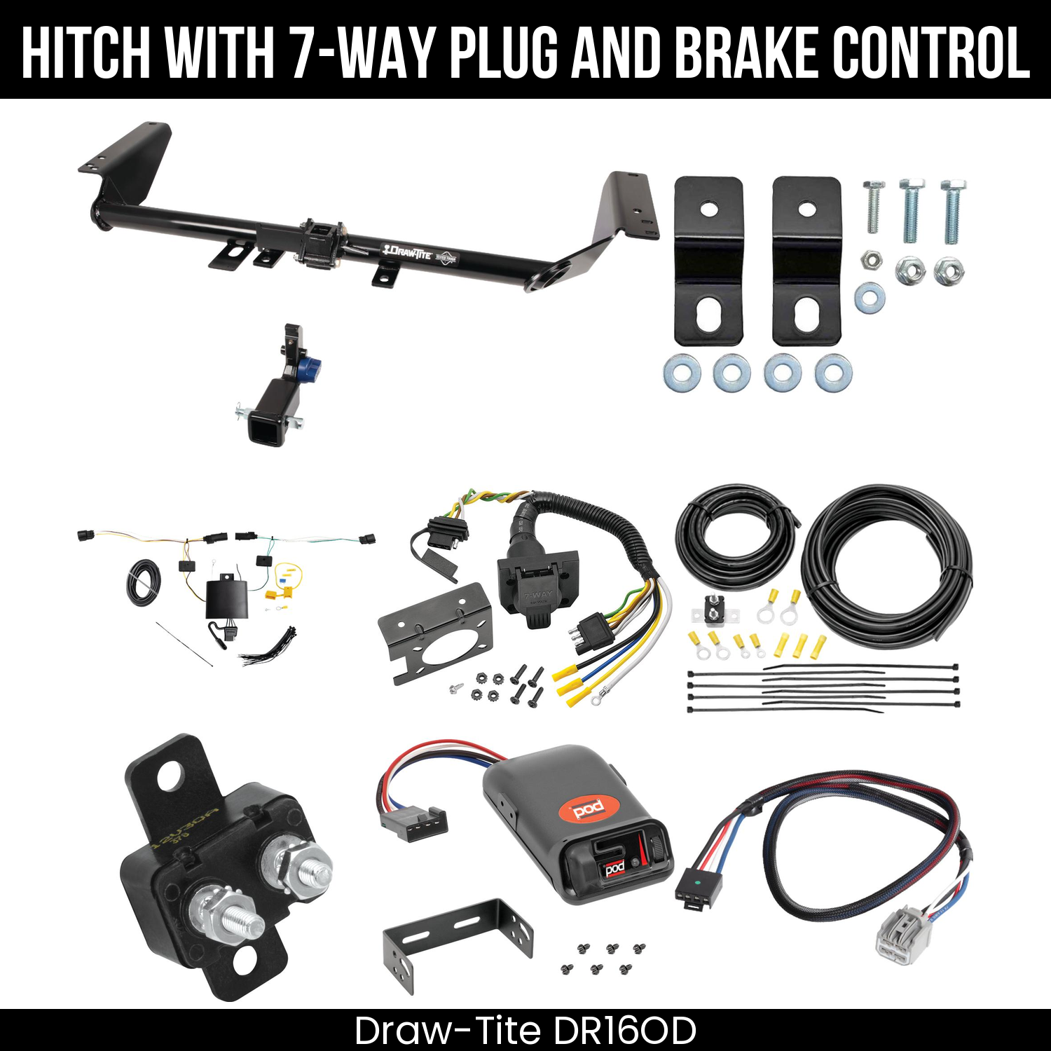 Trailer Hitch , 7-Way , Pro Series POD Brake Control