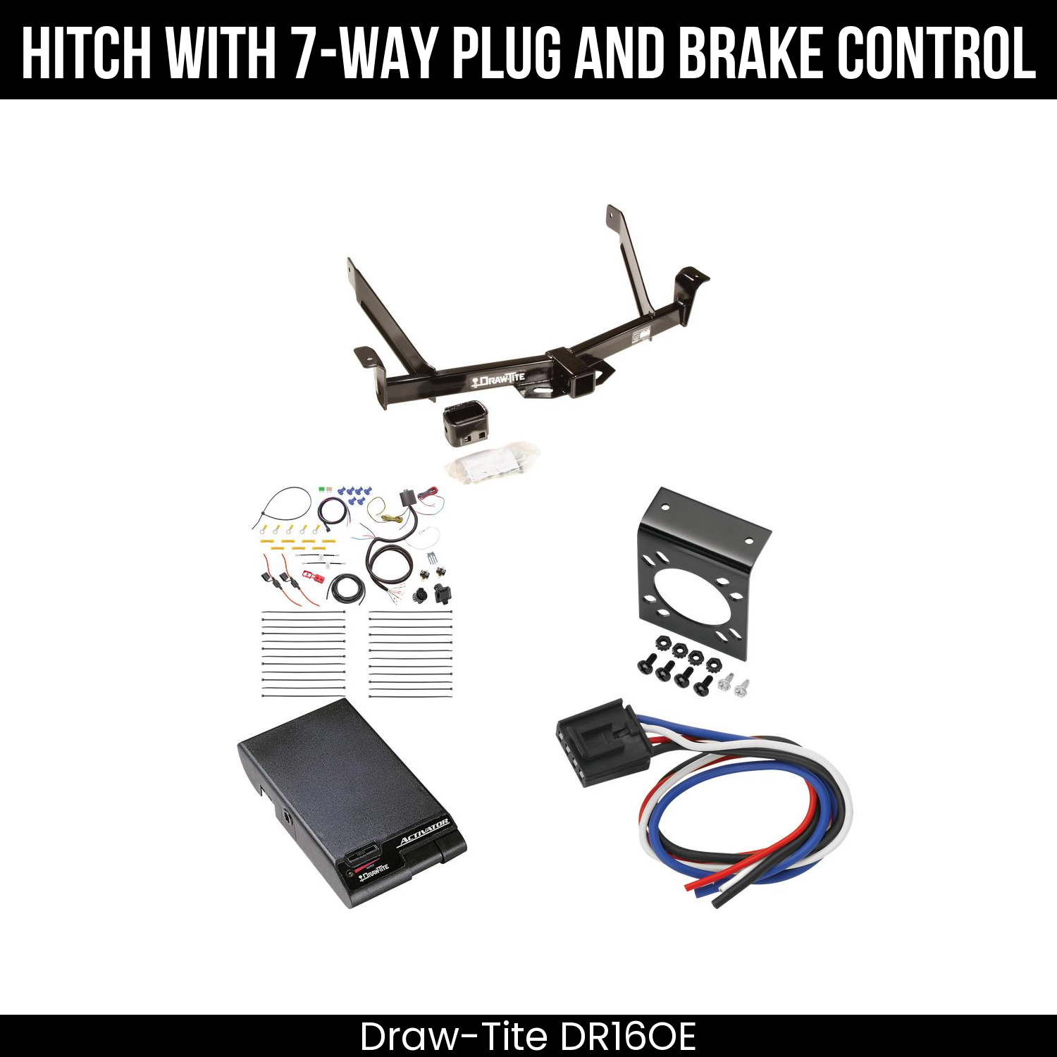 Trailer Hitch , 7-Way , Draw-Tite Activator Brake Control