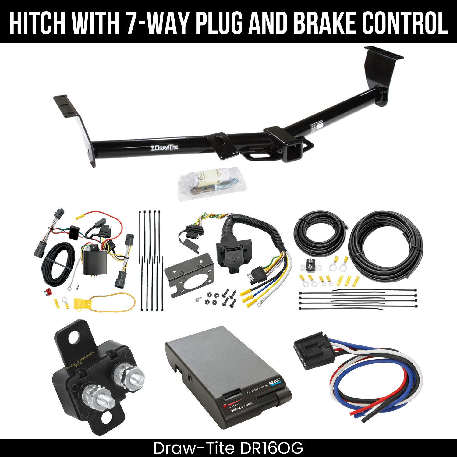 Trailer Hitch , 7-Way , Reese Brakeman Brake Control