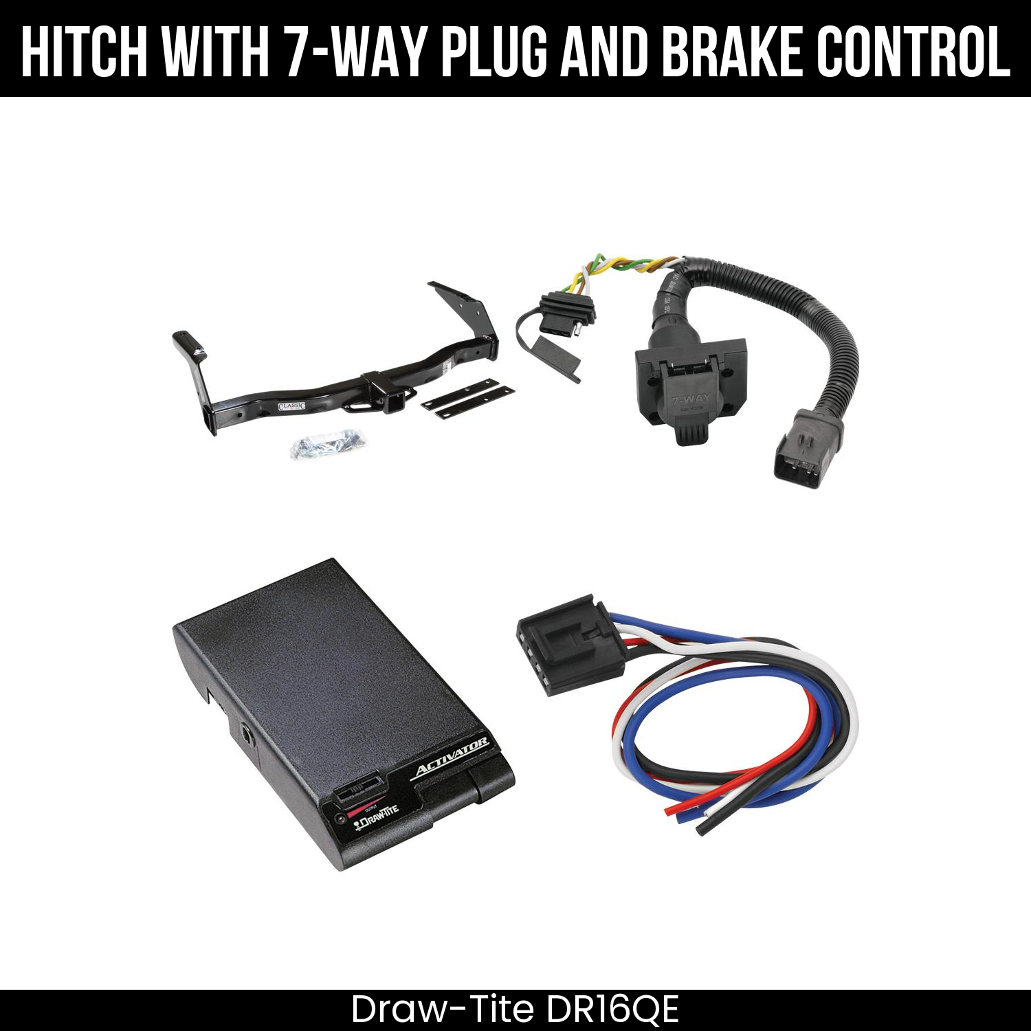 Trailer Hitch , 7-Way , Draw-Tite Activator Brake Control