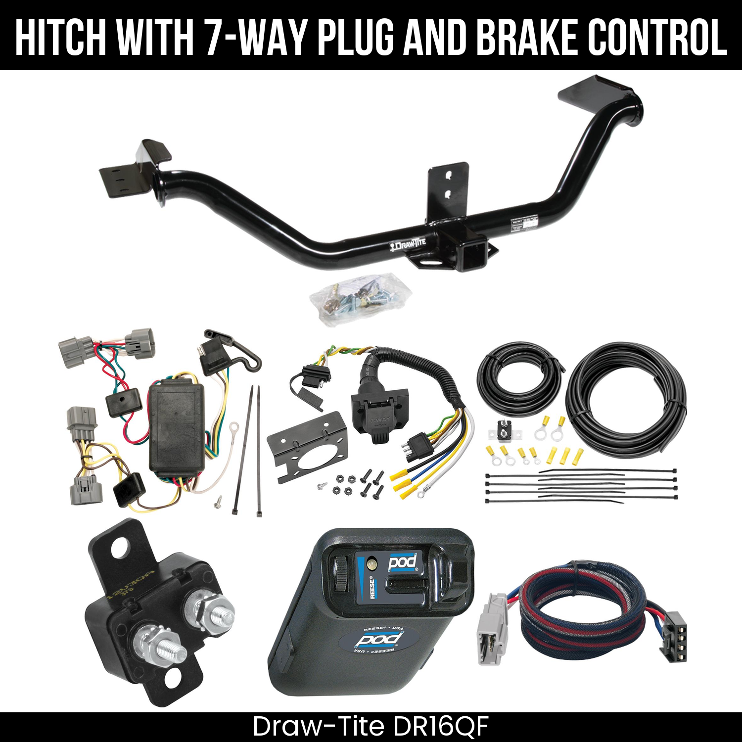 Trailer Hitch , 7-Way , Reese POD Brake Control