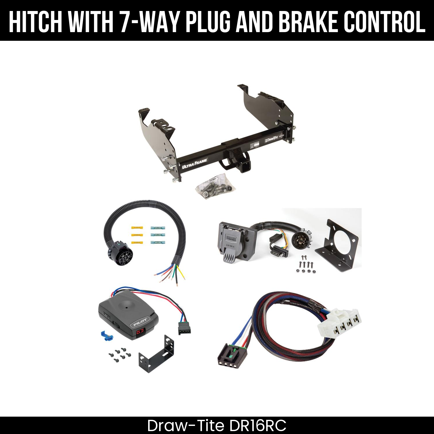 Trailer Hitch , 7-Way , Pro Series Pilot Brake Control