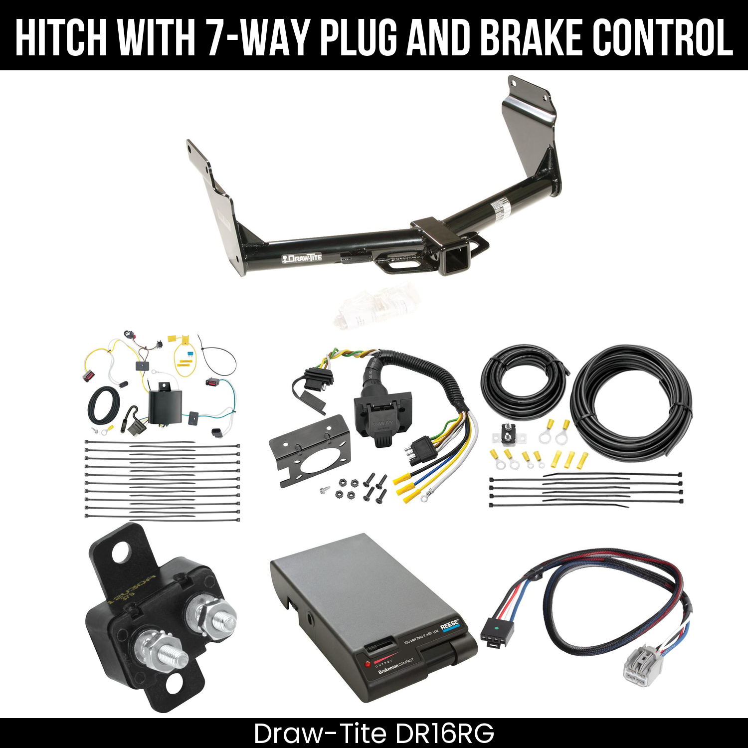 Trailer Hitch , 7-Way , Reese Brakeman Brake Control