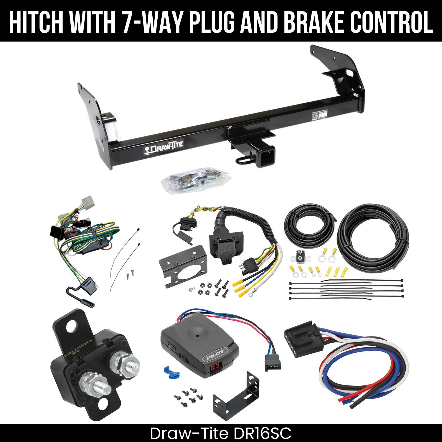 Trailer Hitch , 7-Way , Pro Series Pilot Brake Control