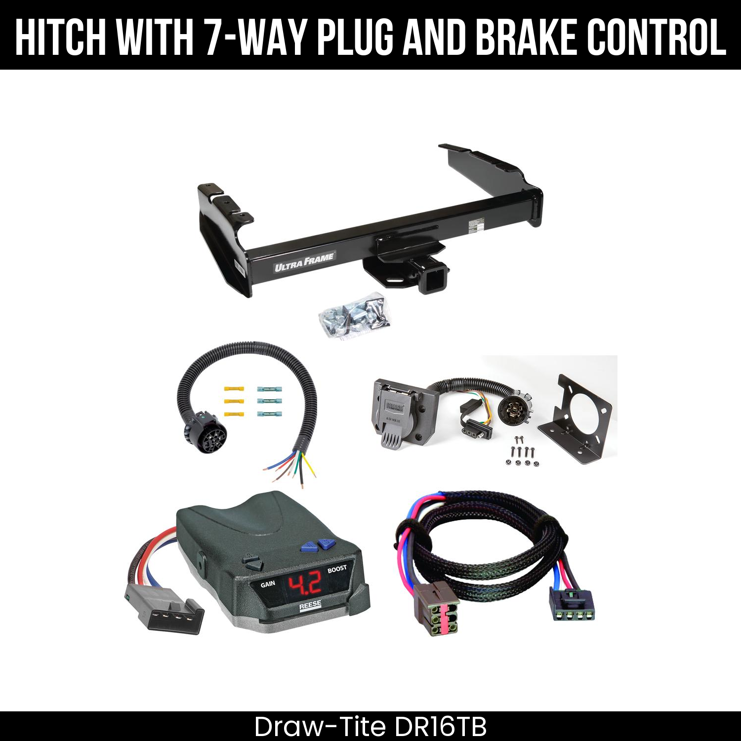 Trailer Hitch , 7-Way , Reese Brake EVN Control