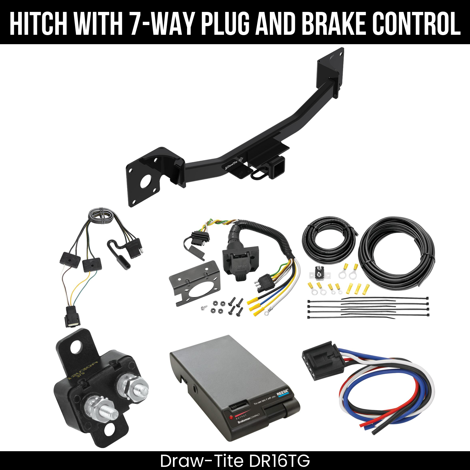 Trailer Hitch , 7-Way , Reese Brakeman Brake Control