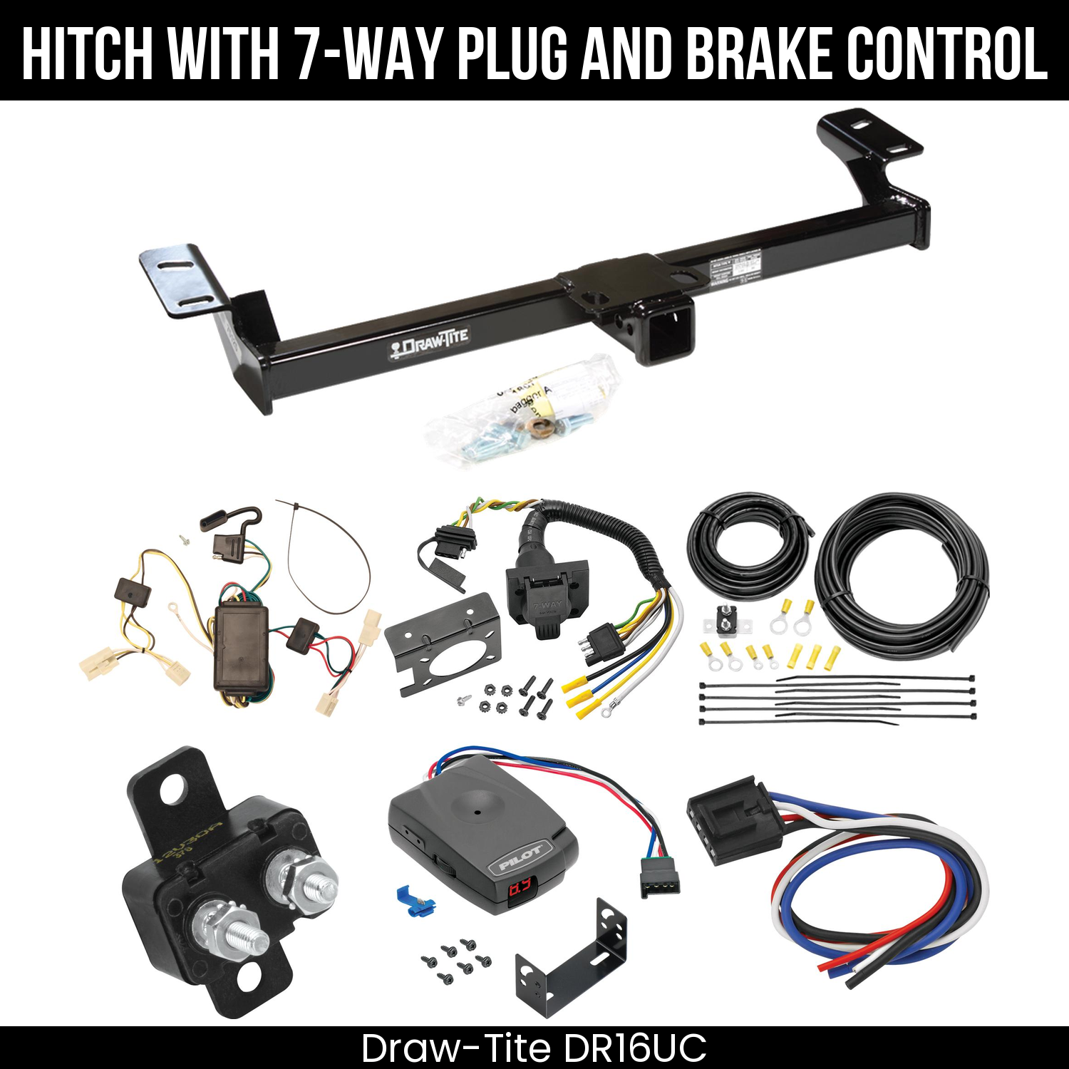 Trailer Hitch , 7-Way , Pro Series Pilot Brake Control