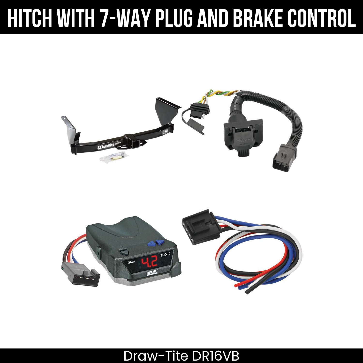 Trailer Hitch , 7-Way , Reese Brake EVN Control