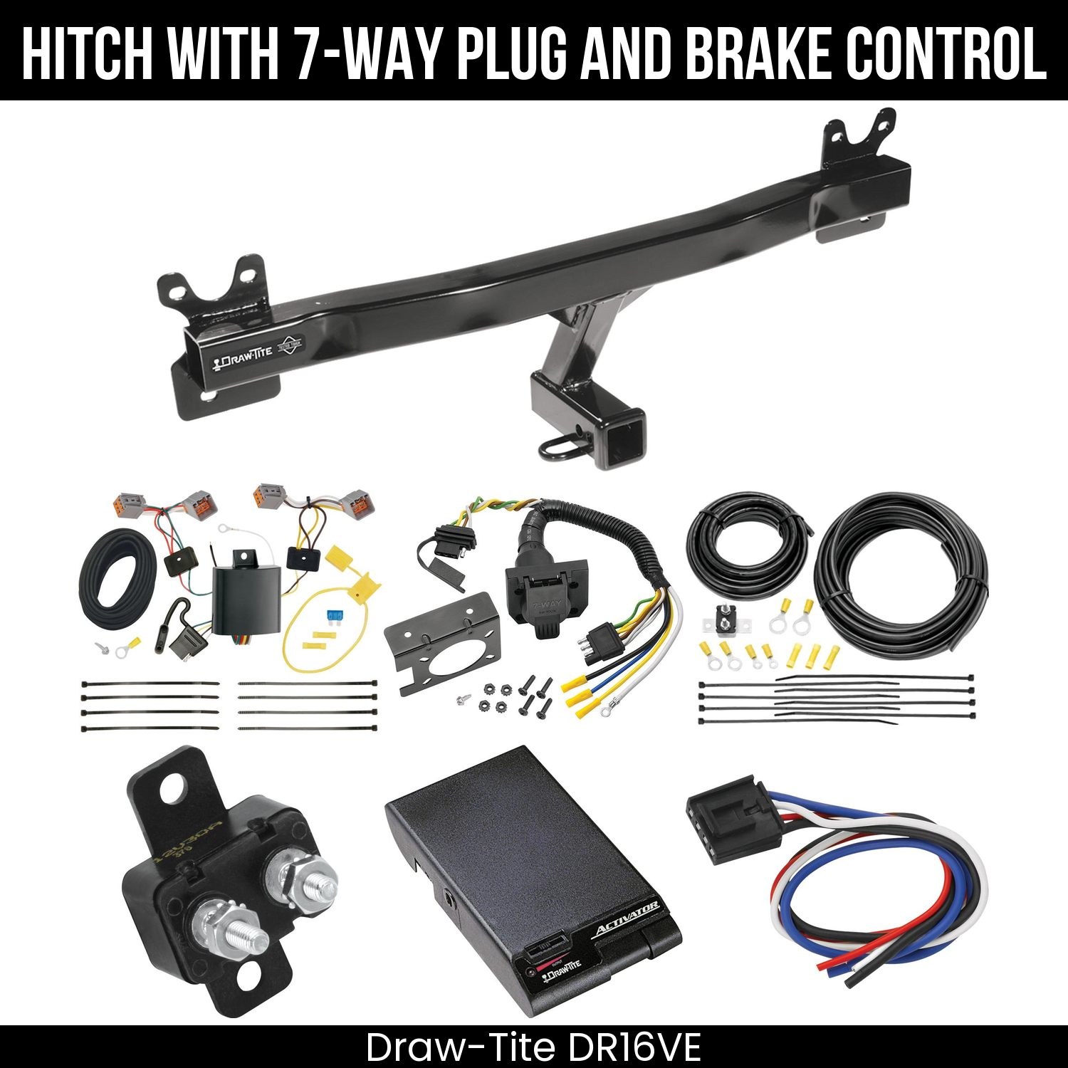 Trailer Hitch , 7-Way , Draw-Tite Activator Brake Control