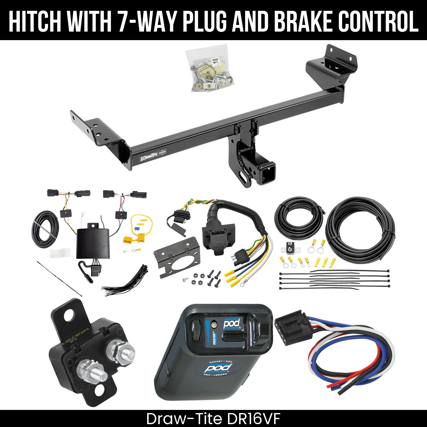 Trailer Hitch , 7-Way , Reese POD Brake Control