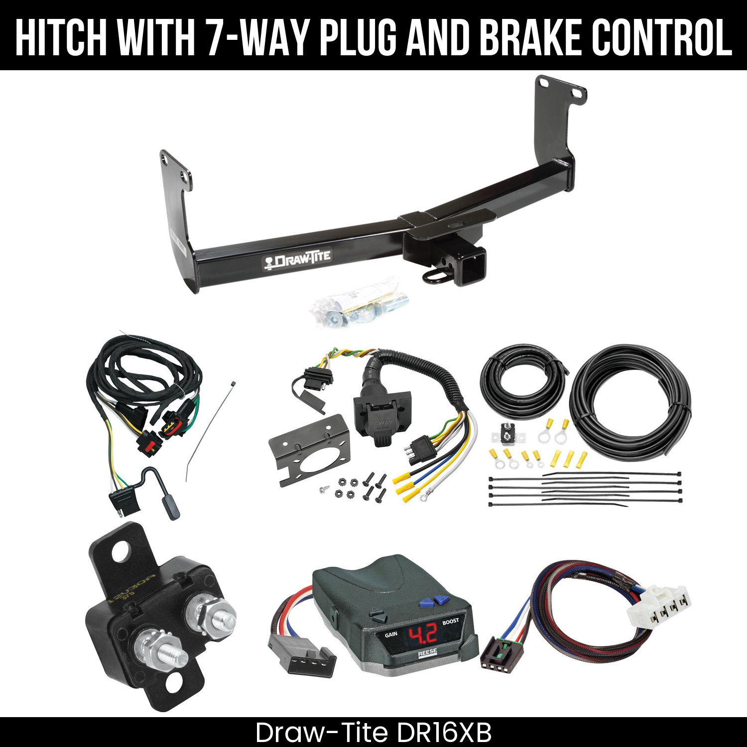 Trailer Hitch , 7-Way , Reese Brake EVN Control