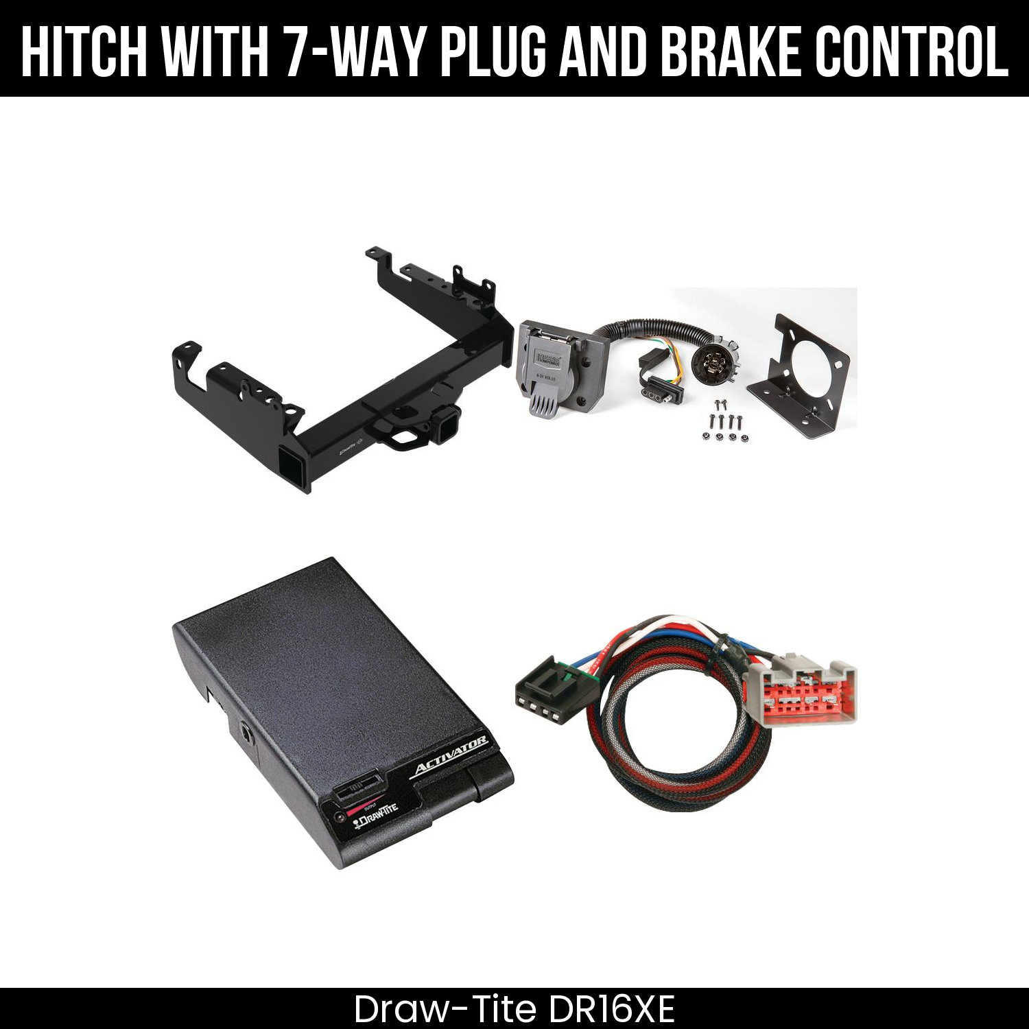 Trailer Hitch , 7-Way , Draw-Tite Activator Brake Control