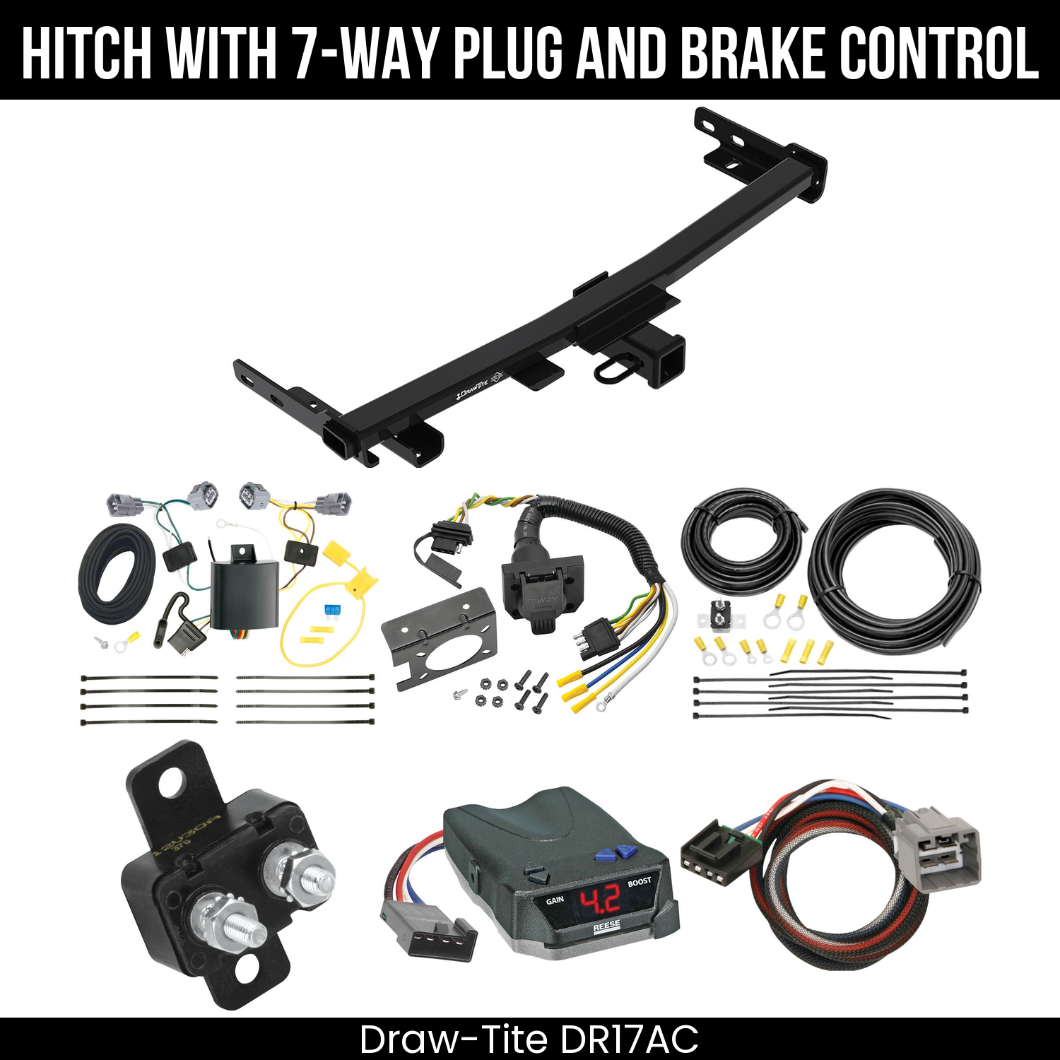Trailer Hitch , 7-Way , Reese Brake EVN Control