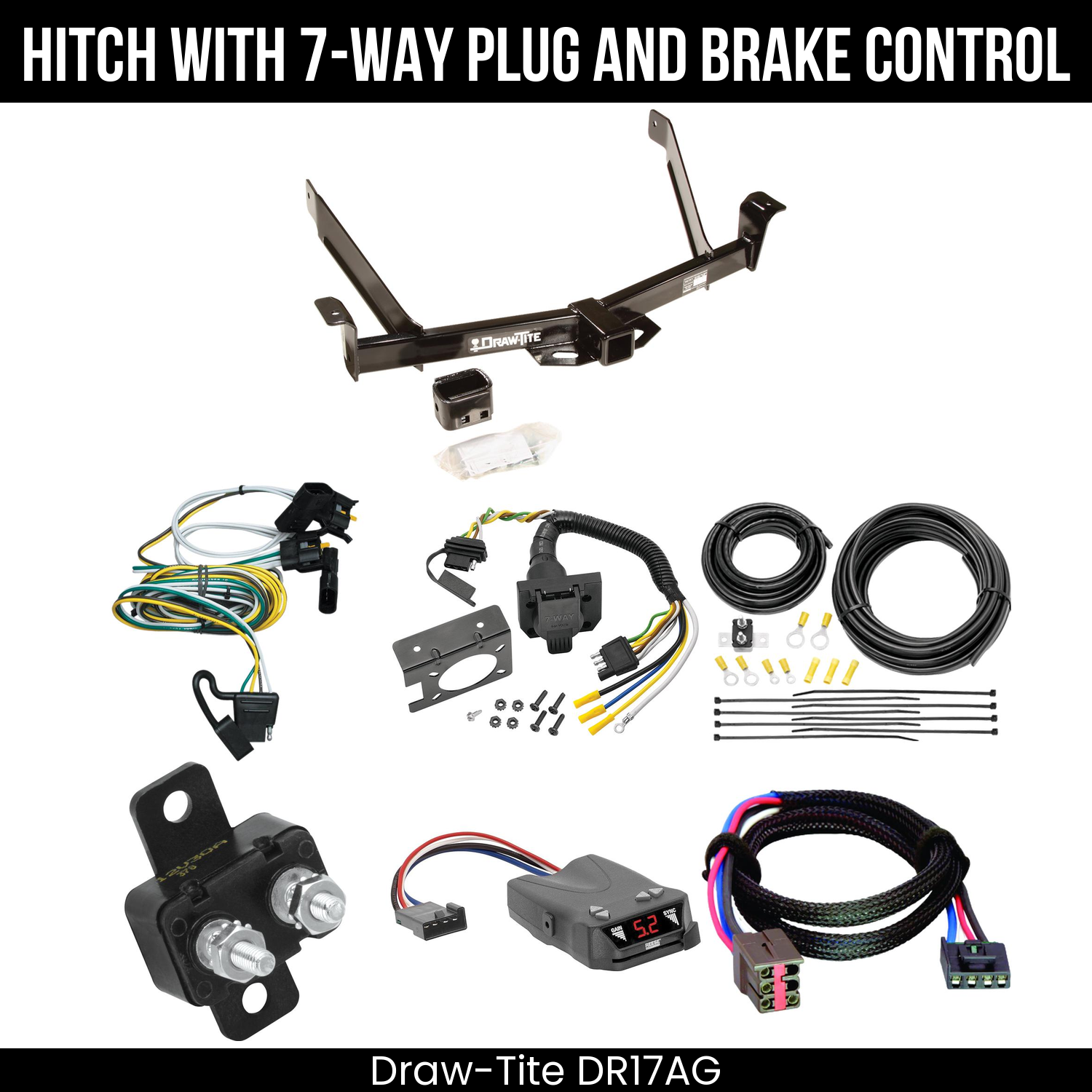 Trailer Hitch , 7-Way , Reese Brakeman IV Brake Control