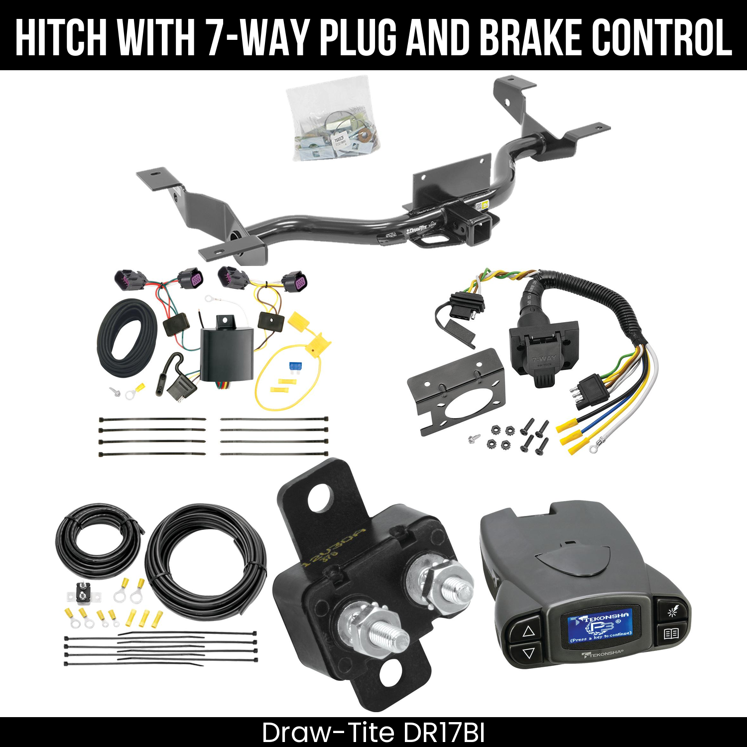 Trailer Hitch , 7-Way , Tekonsha Prodigy P3 Brake Control