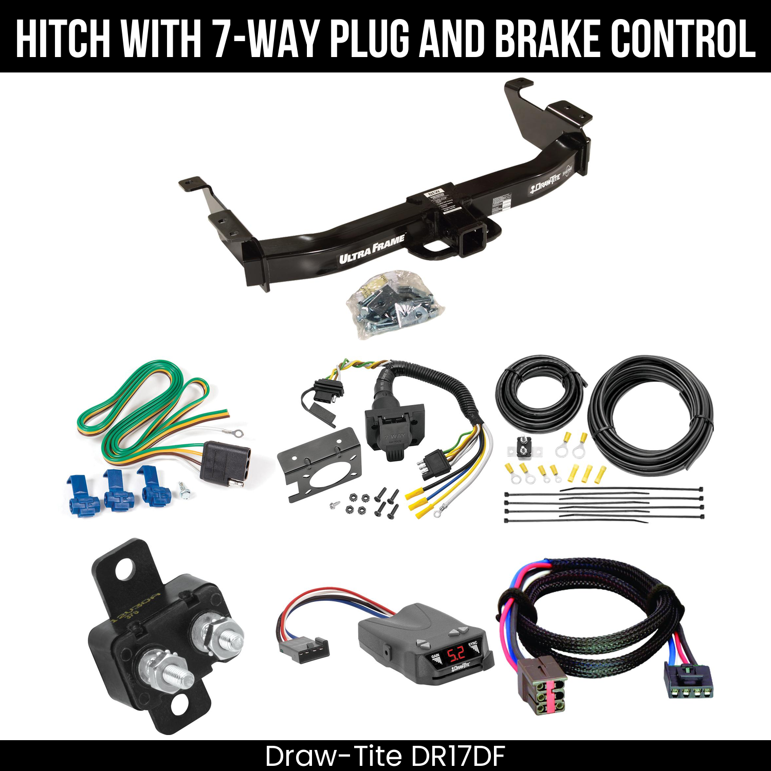 Trailer Hitch , 7-Way , Draw-Tite Activator IV Brake Control