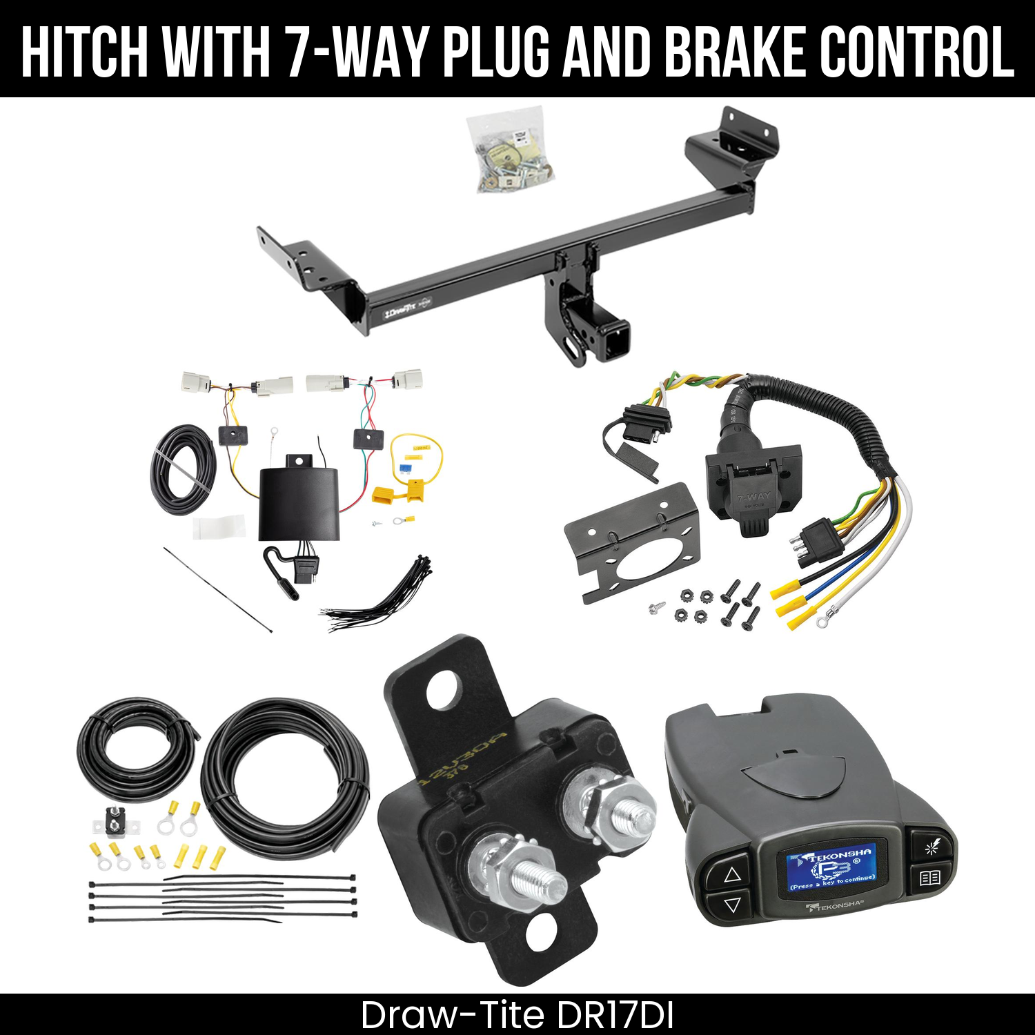 Trailer Hitch , 7-Way , Tekonsha Prodigy P3 Brake Control