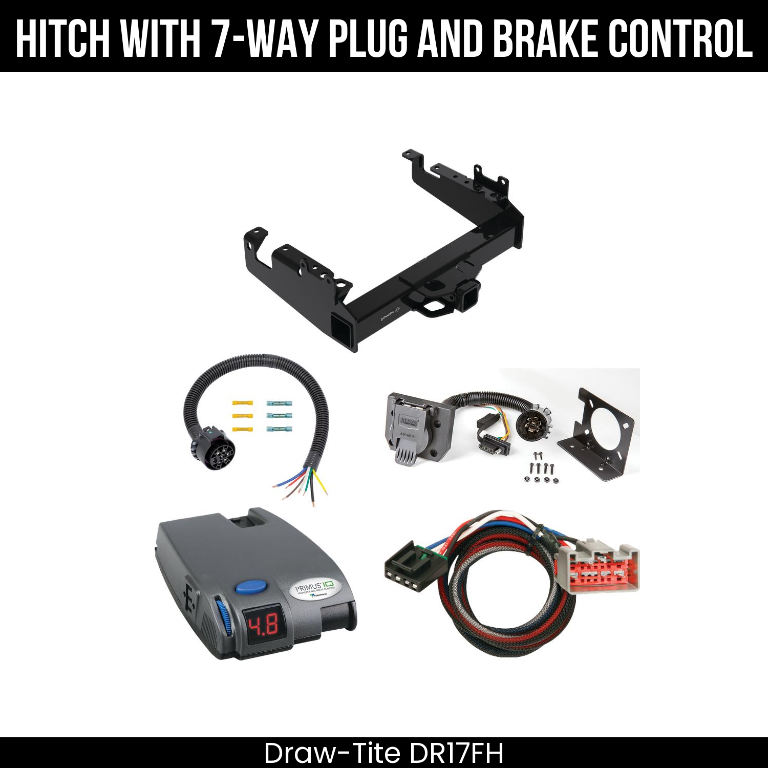 Trailer Hitch , 7-Way , Tekonsha Primus IQ Brake Control