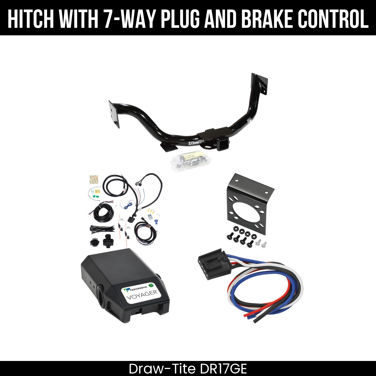 Trailer Hitch , 7-Way , Tekonsha Voyager Brake Control