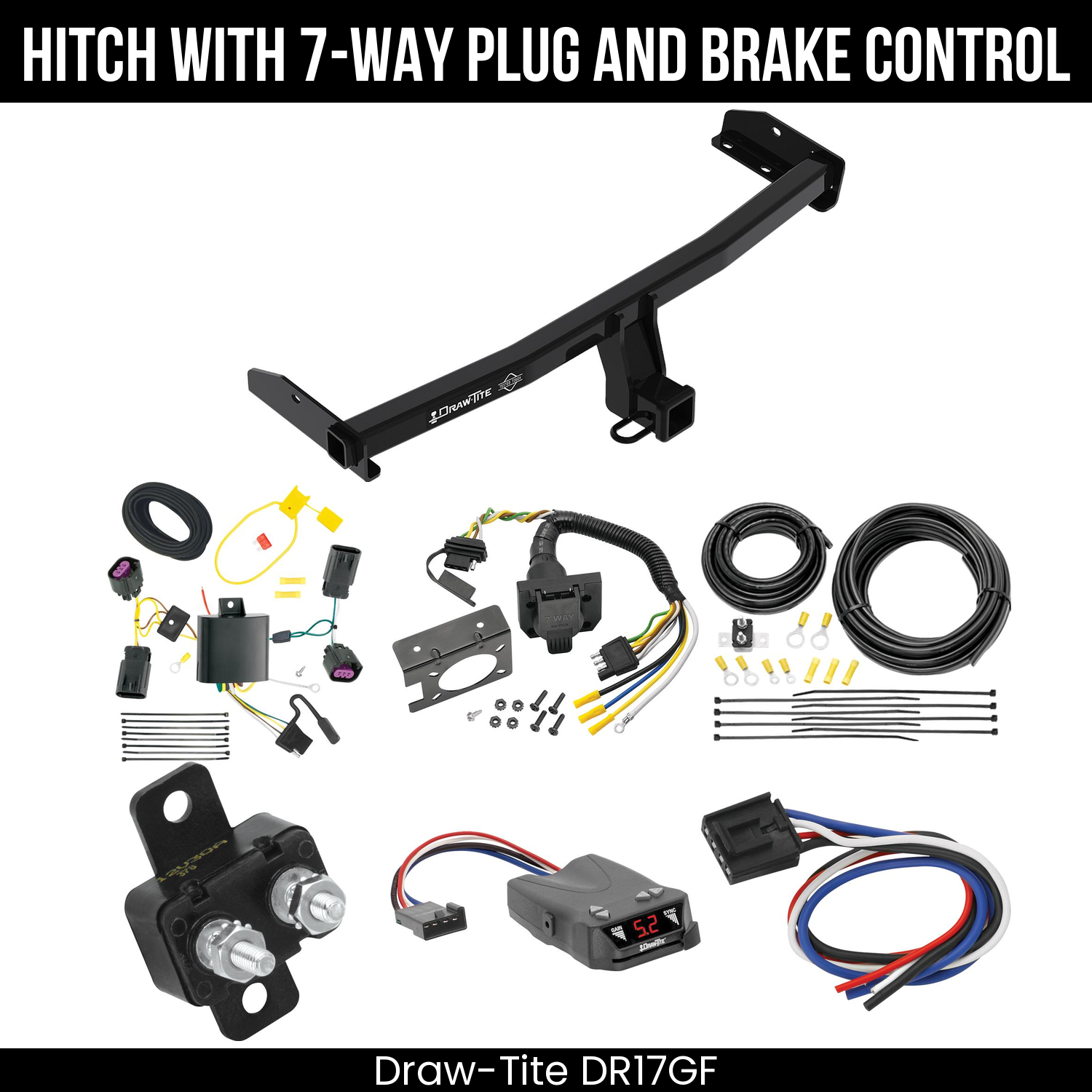 Trailer Hitch , 7-Way , Draw-Tite Activator IV Brake Control