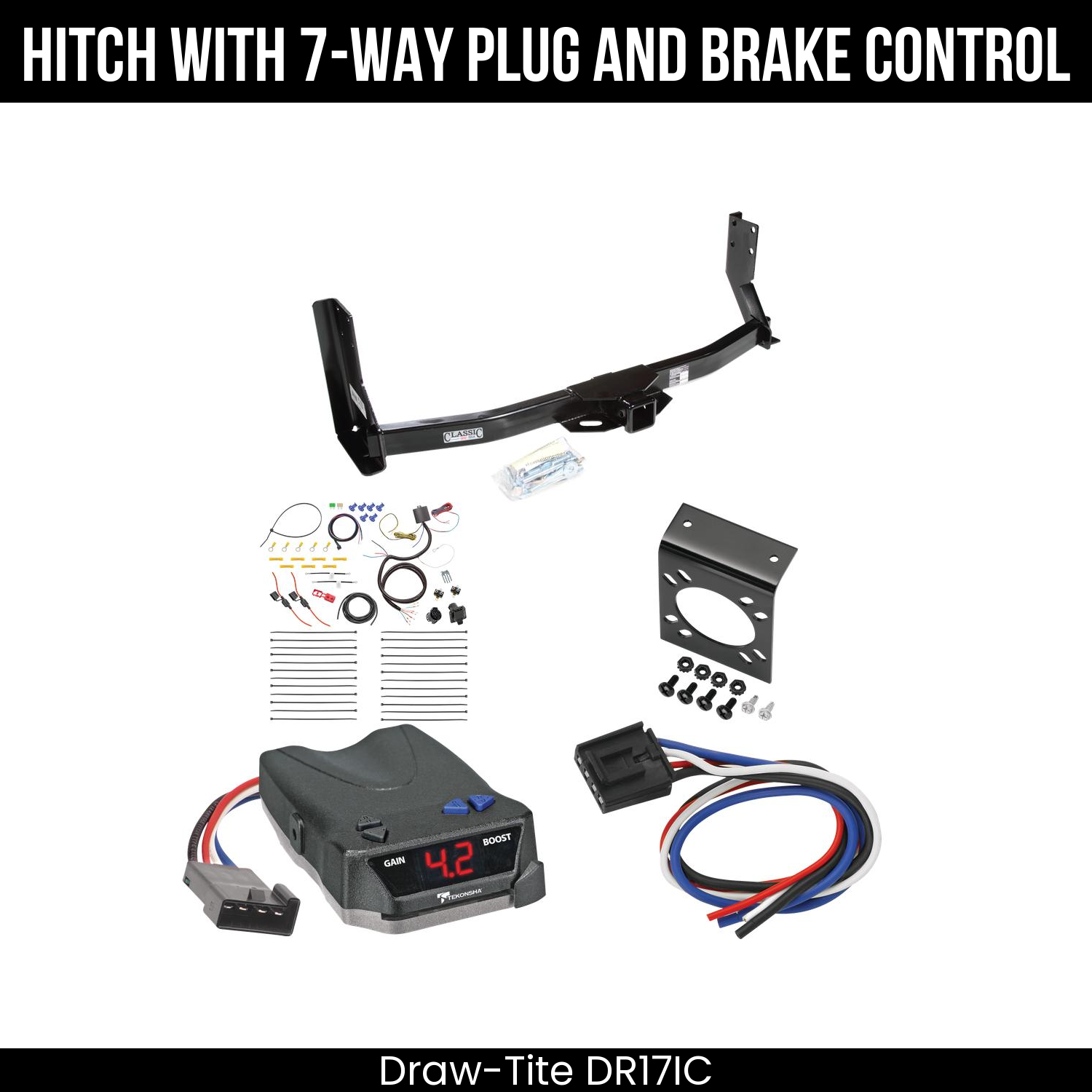Trailer Hitch , 7-Way , Tekonsha Brake EVN Control