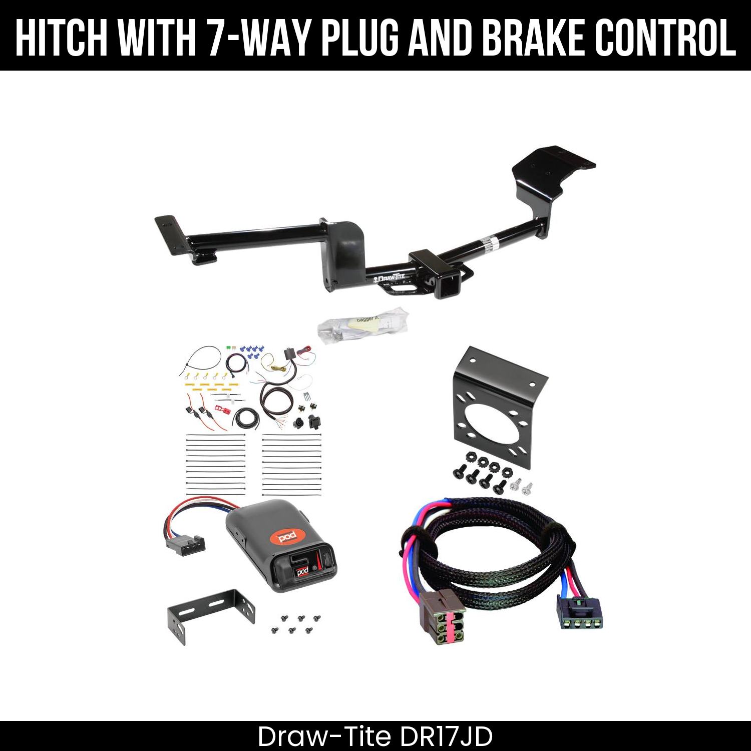 Trailer Hitch , 7-Way , Pro Series POD Brake Control