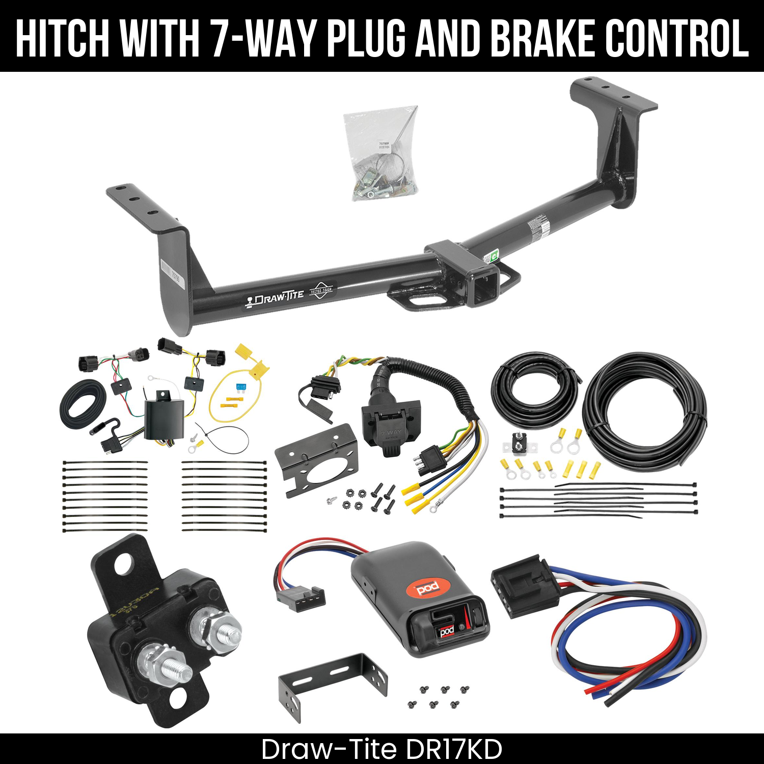 Trailer Hitch , 7-Way , Pro Series POD Brake Control