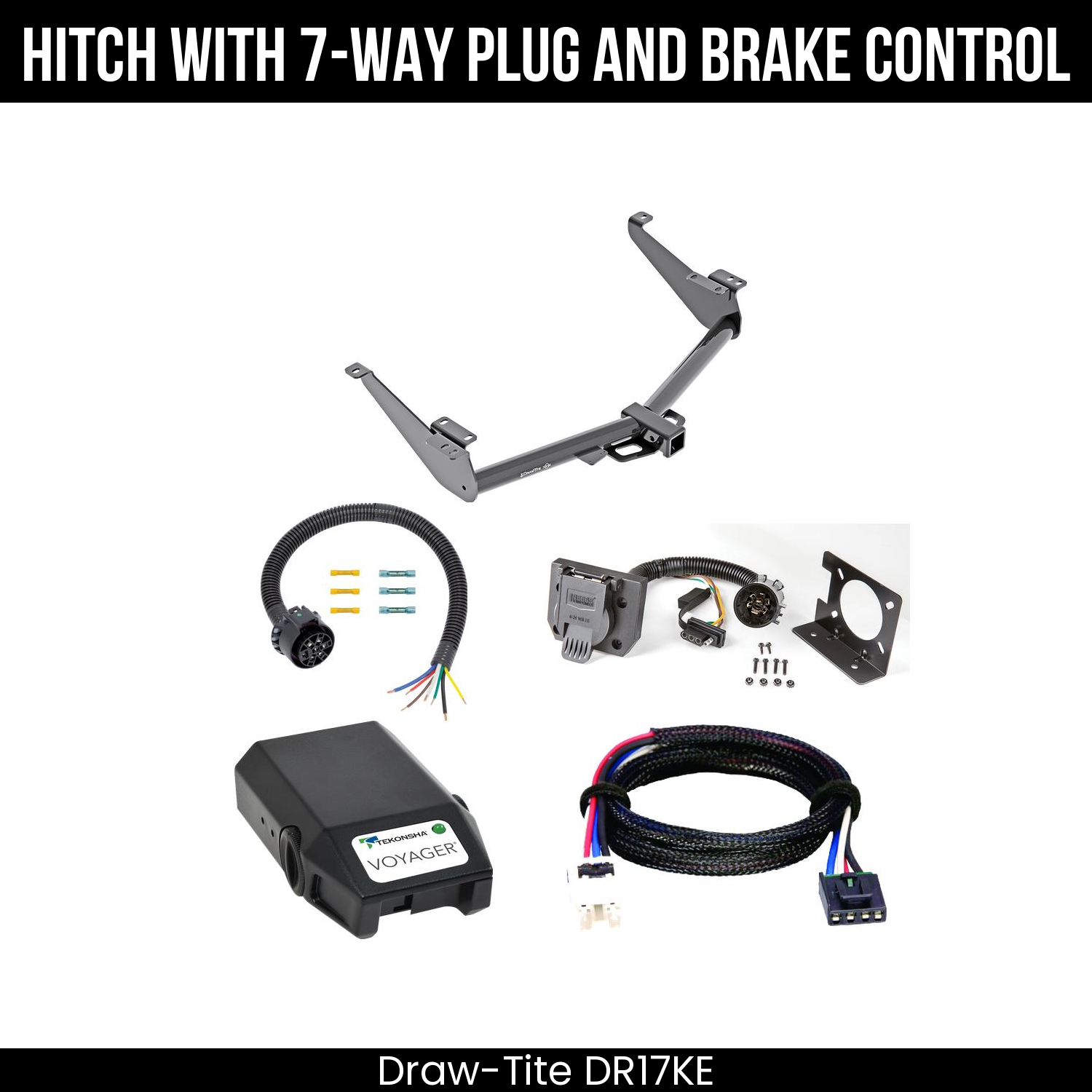 Trailer Hitch , 7-Way , Tekonsha Voyager Brake Control
