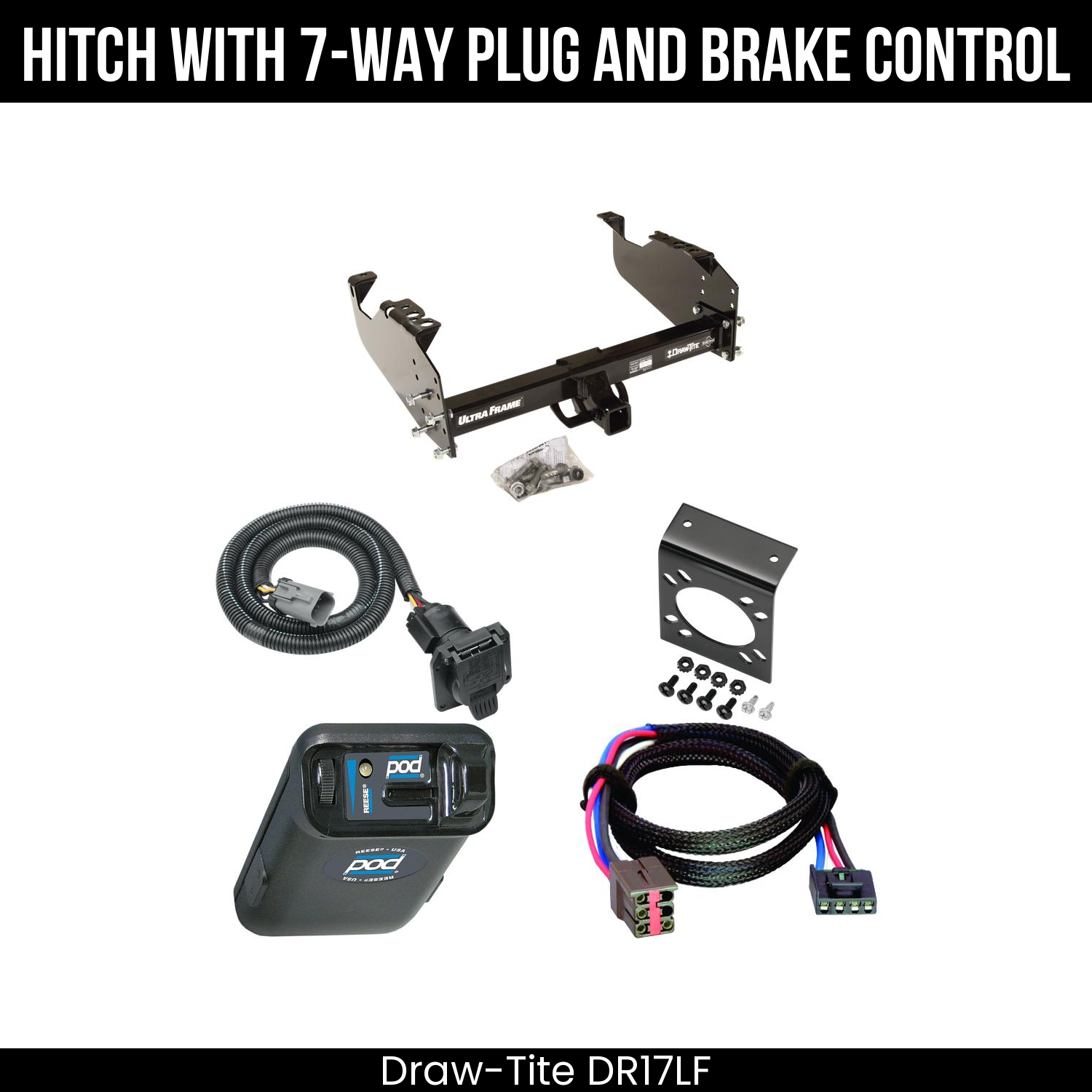 Trailer Hitch , 7-Way , Reese POD Brake Control