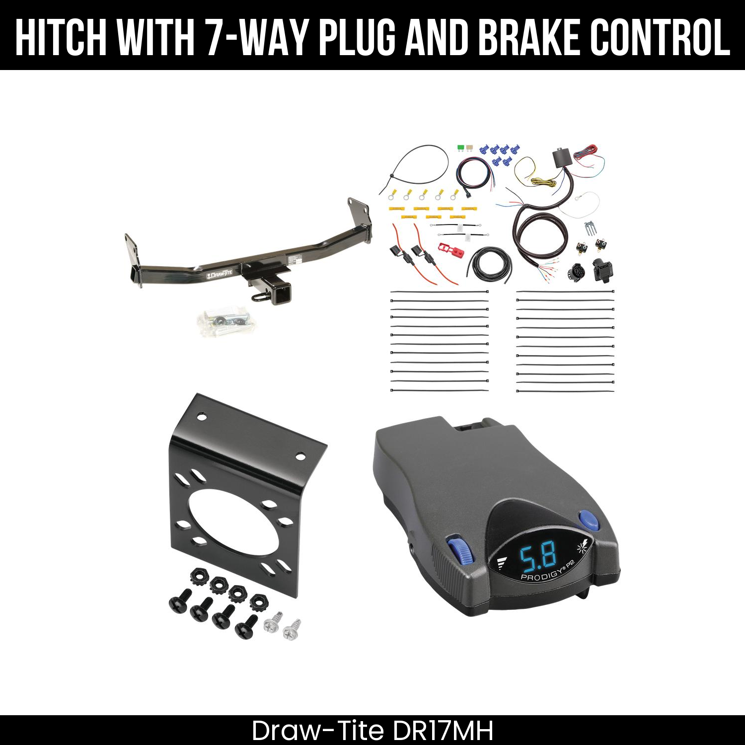 Trailer Hitch , 7-Way , Tekonsha Prodigy P2 Brake Control