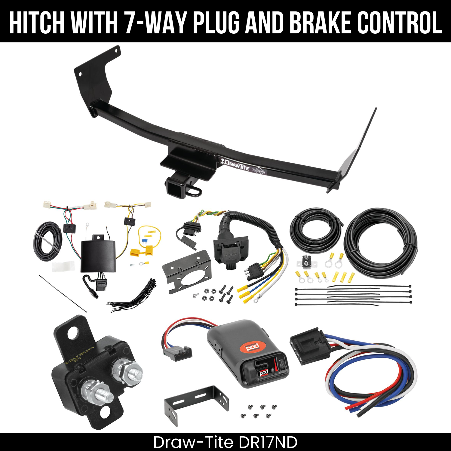 Trailer Hitch , 7-Way , Pro Series POD Brake Control