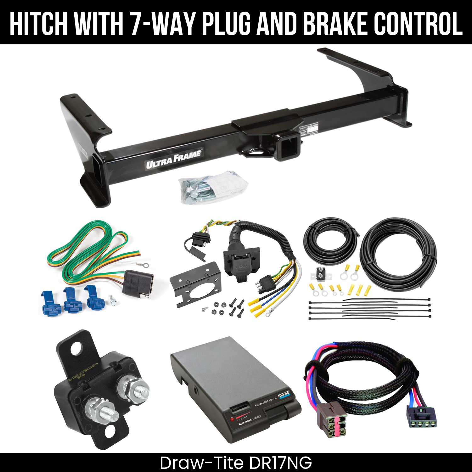 Trailer Hitch , 7-Way , Reese Brakeman Brake Control