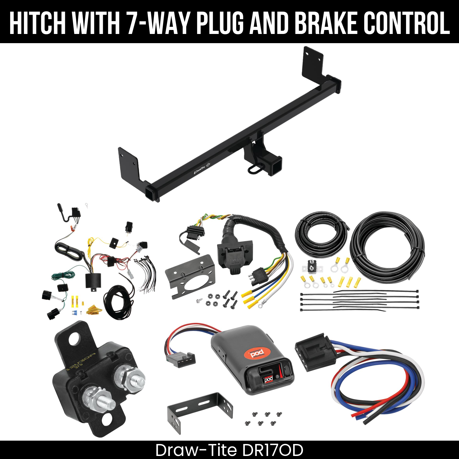 Trailer Hitch , 7-Way , Pro Series POD Brake Control