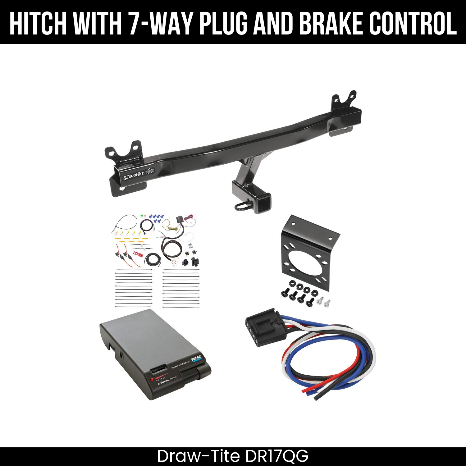 Trailer Hitch , 7-Way , Reese Brakeman Brake Control