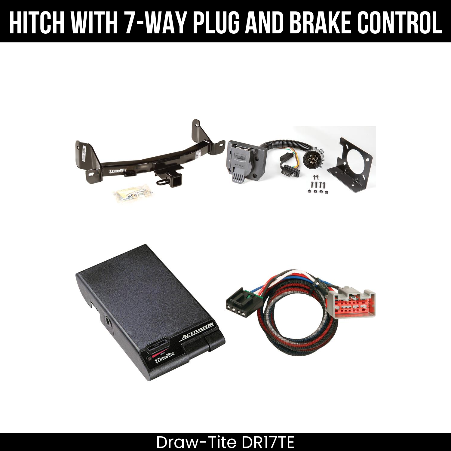 Trailer Hitch , 7-Way , Draw-Tite Activator Brake Control