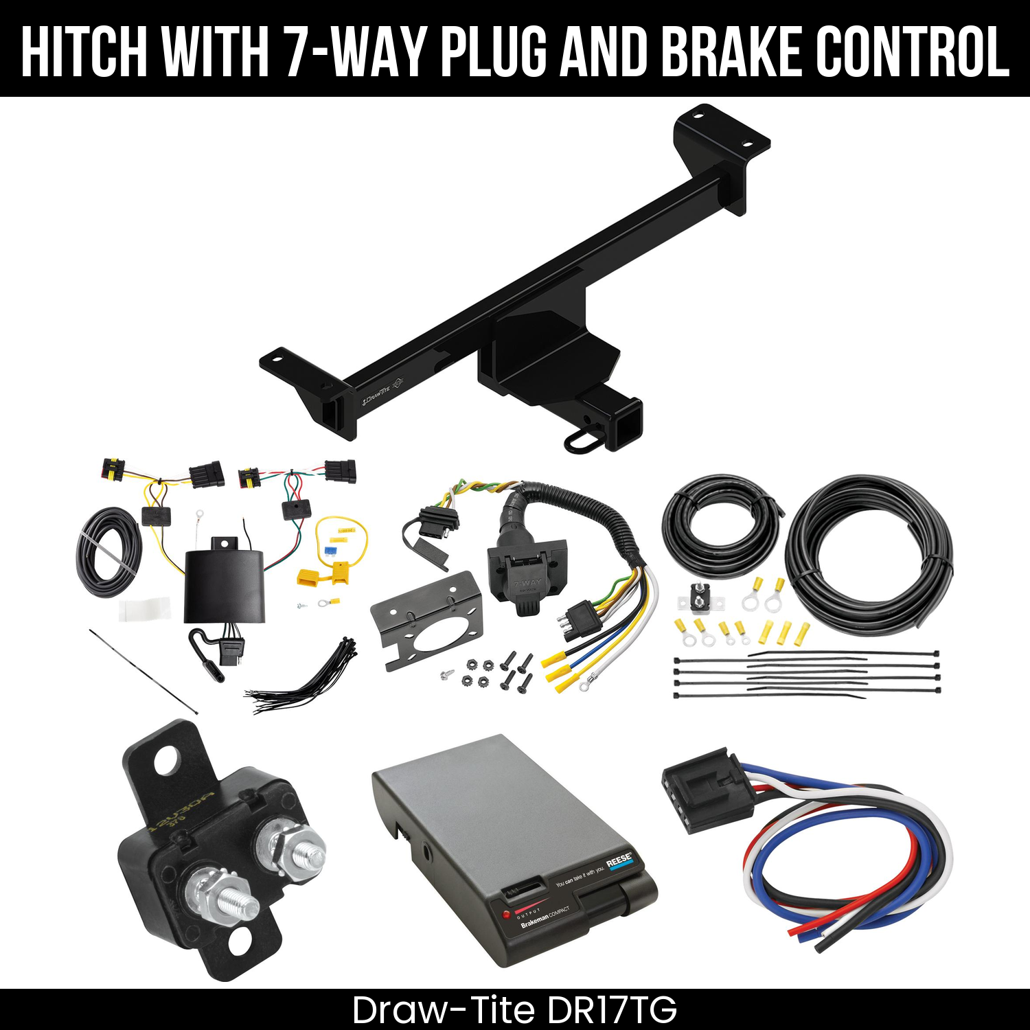 Trailer Hitch , 7-Way , Reese Brakeman Brake Control