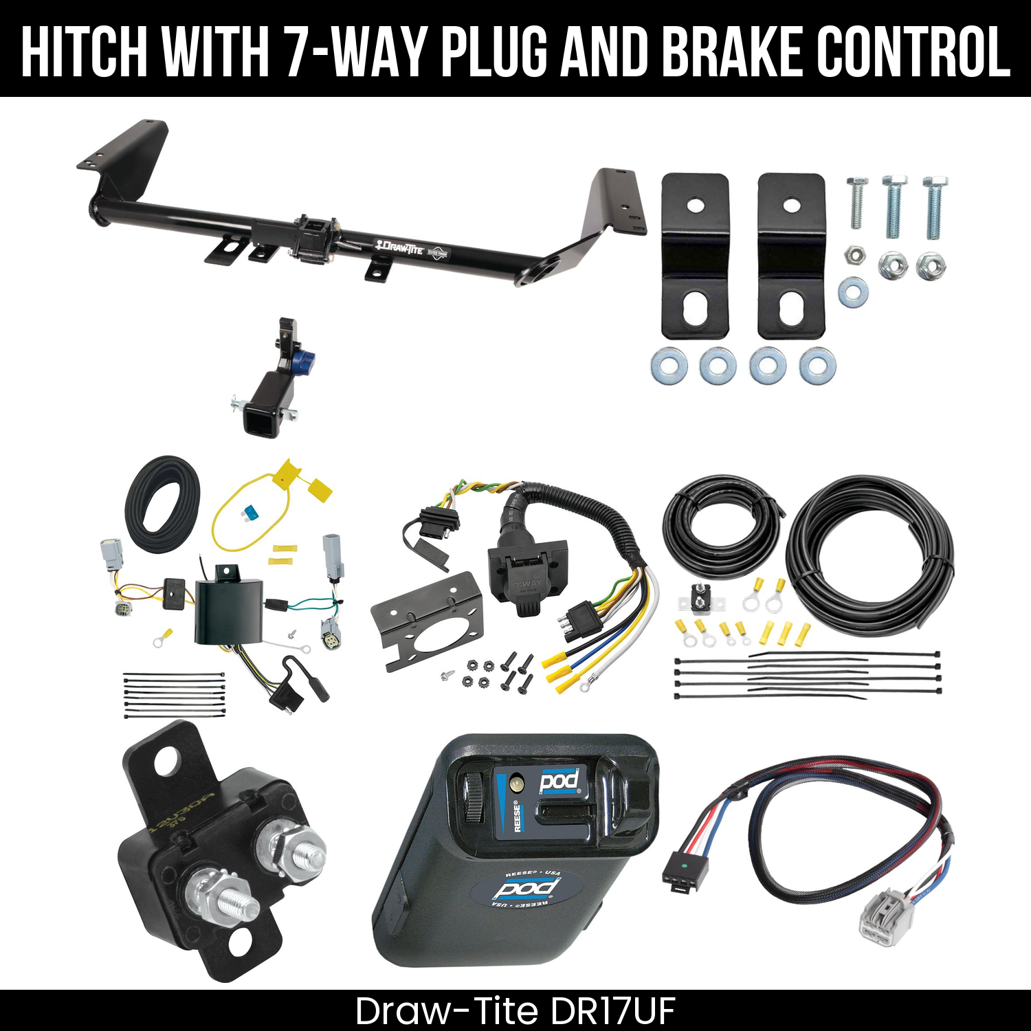 Trailer Hitch , 7-Way , Reese POD Brake Control