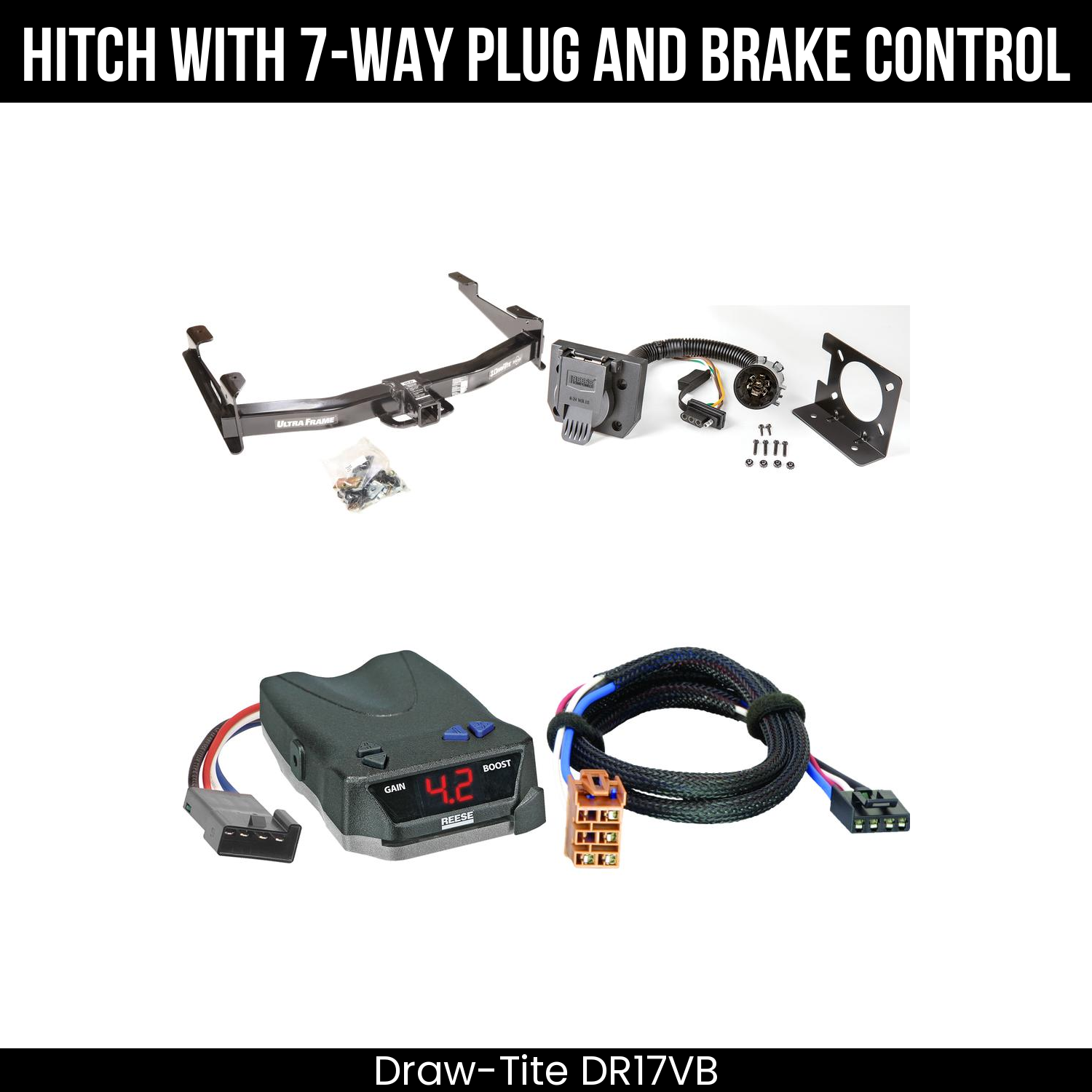 Trailer Hitch , 7-Way , Reese Brake EVN Control