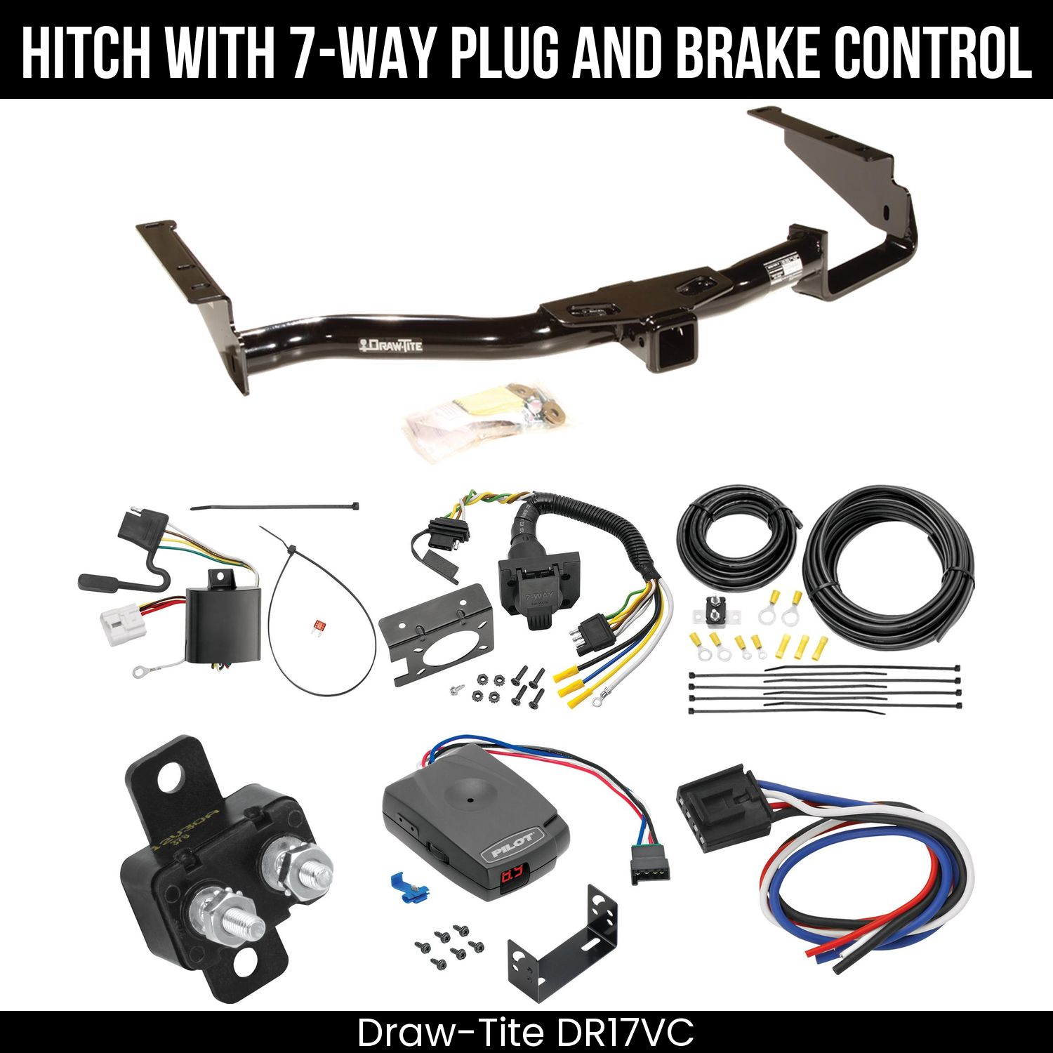 Trailer Hitch , 7-Way , Pro Series Pilot Brake Control