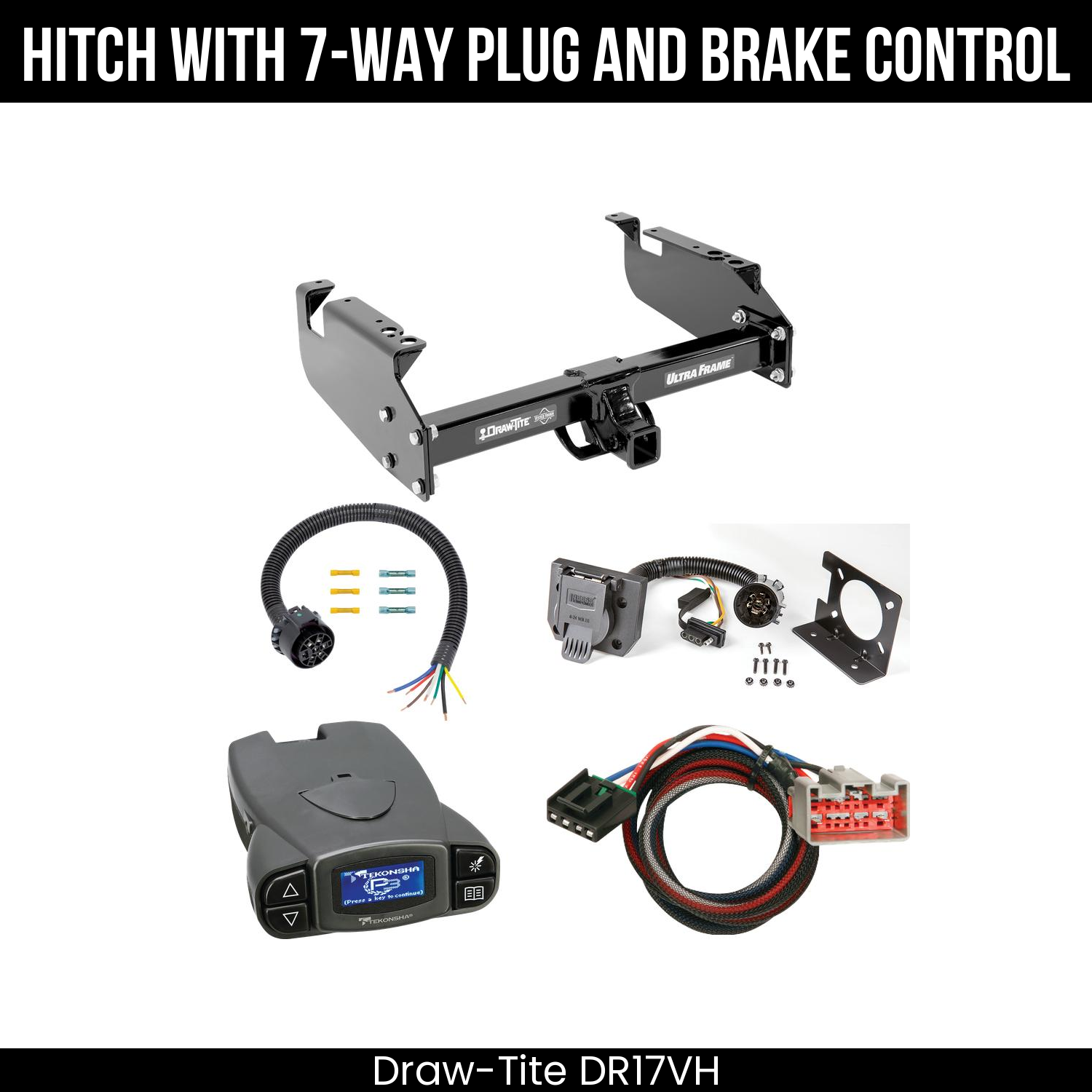 Trailer Hitch , 7-Way , Tekonsha Prodigy P3 Brake Control