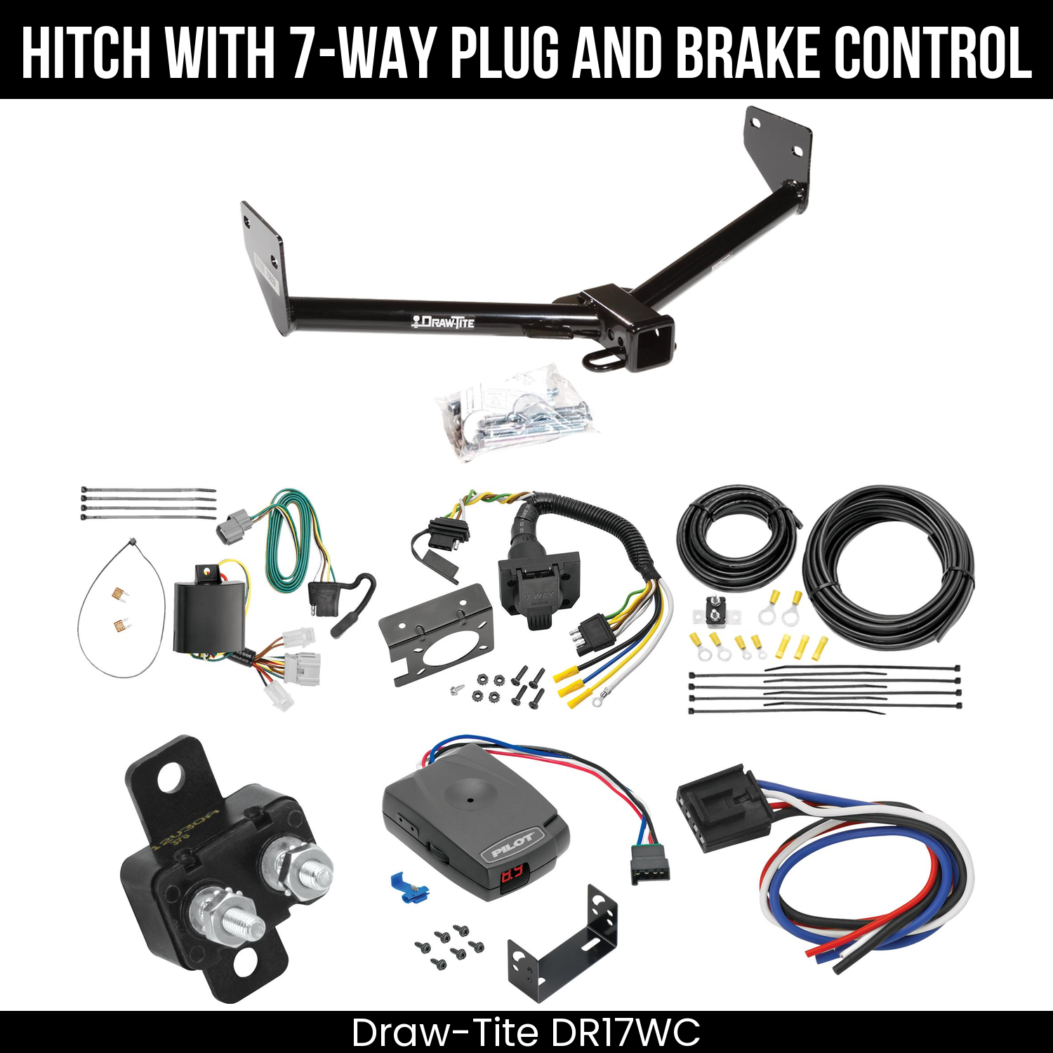 Trailer Hitch , 7-Way , Pro Series Pilot Brake Control