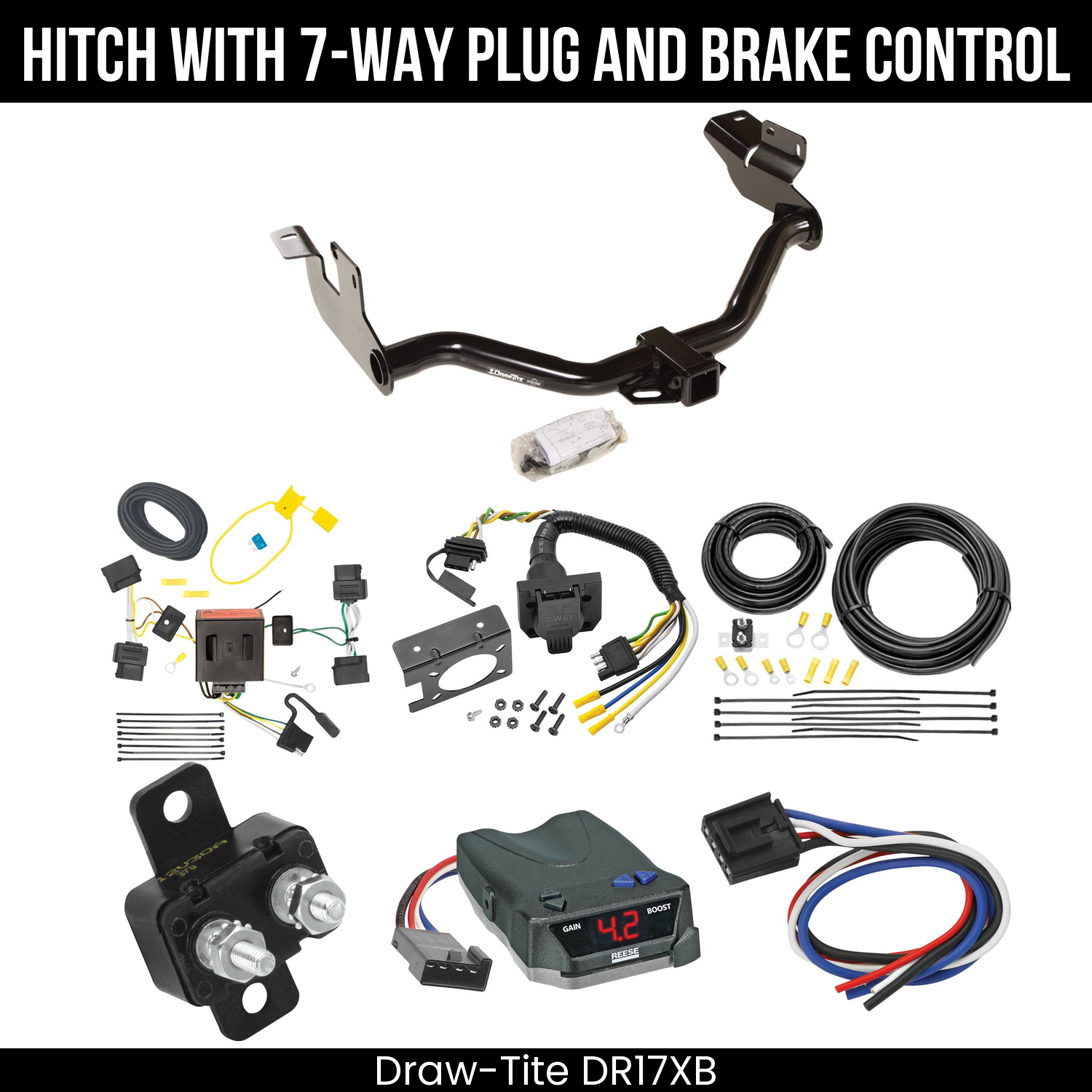 Trailer Hitch , 7-Way , Reese Brake EVN Control