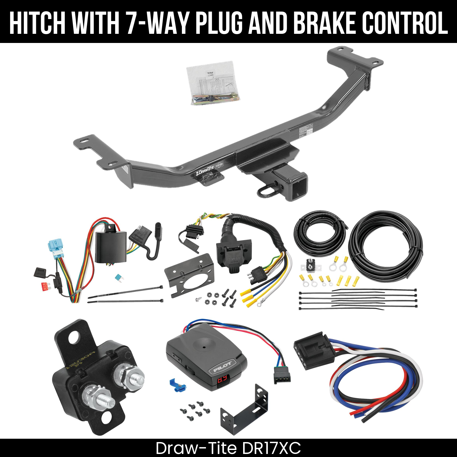 Trailer Hitch , 7-Way , Pro Series Pilot Brake Control