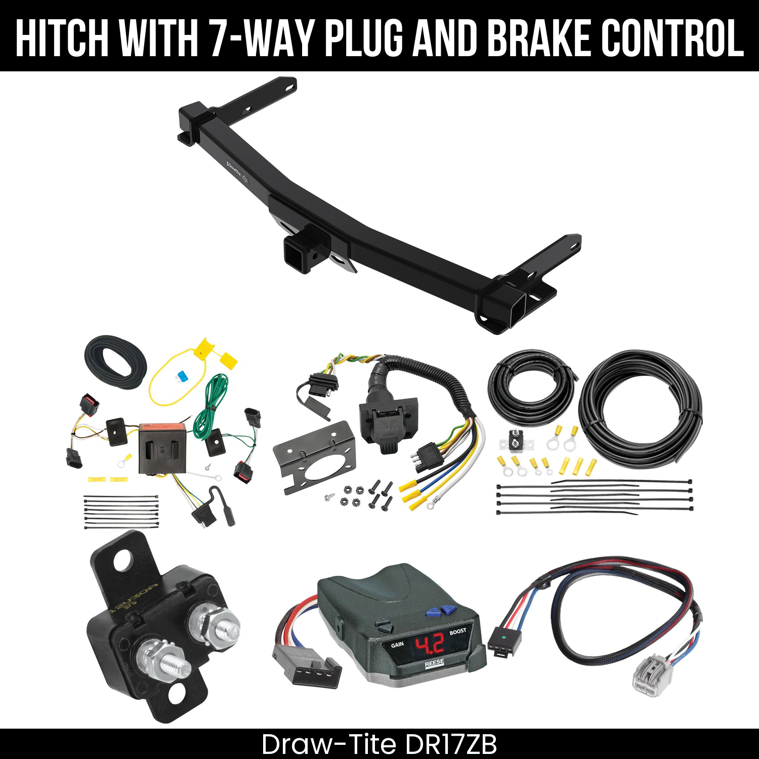 Trailer Hitch , 7-Way , Reese Brake EVN Control
